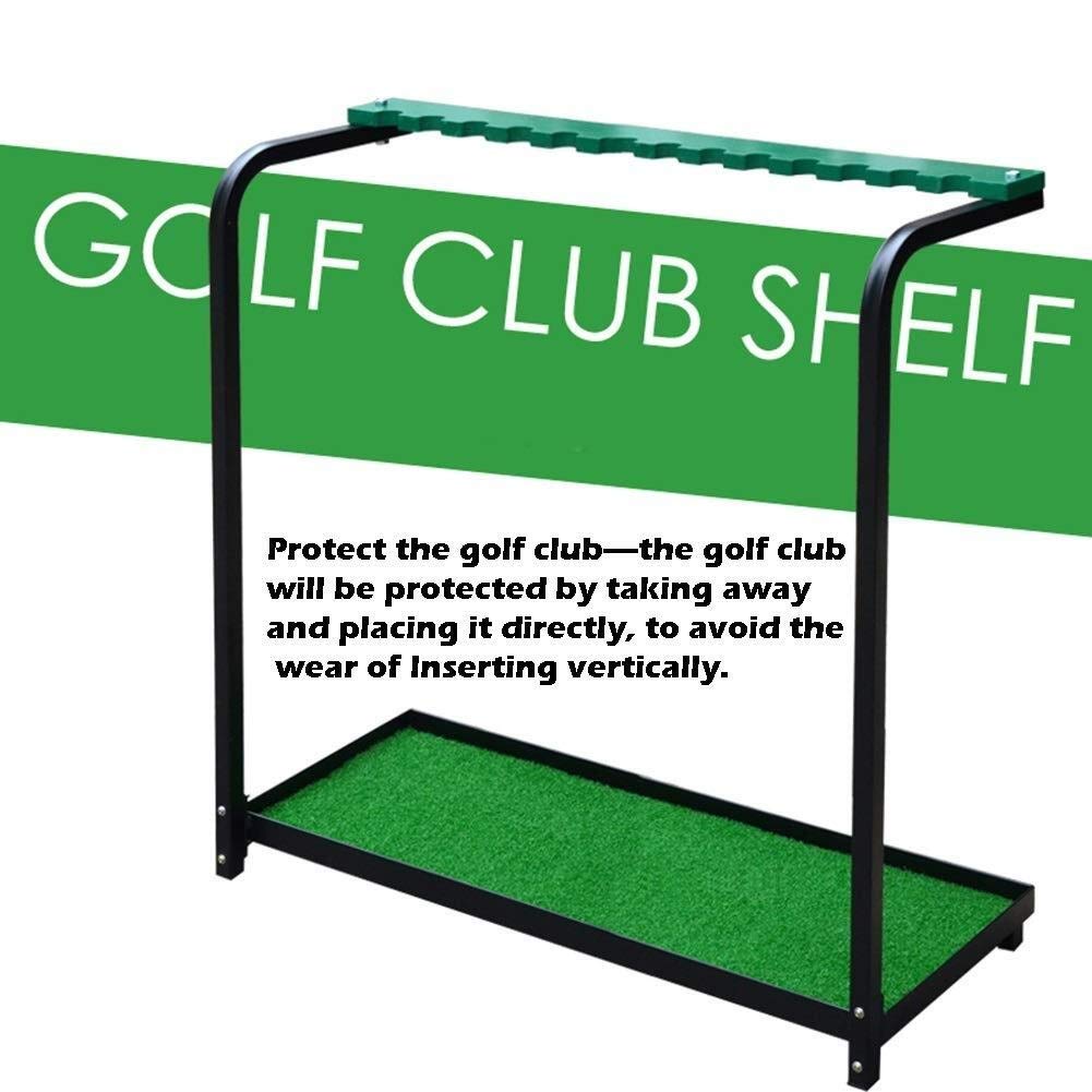 13-Hole Golf Club Display Stand - Metal Golf Club Organizer & Storage Rack for Home, Office, or Golf Course - Golf Club Holder with Durable Metal Construction for Easy Access and Organization