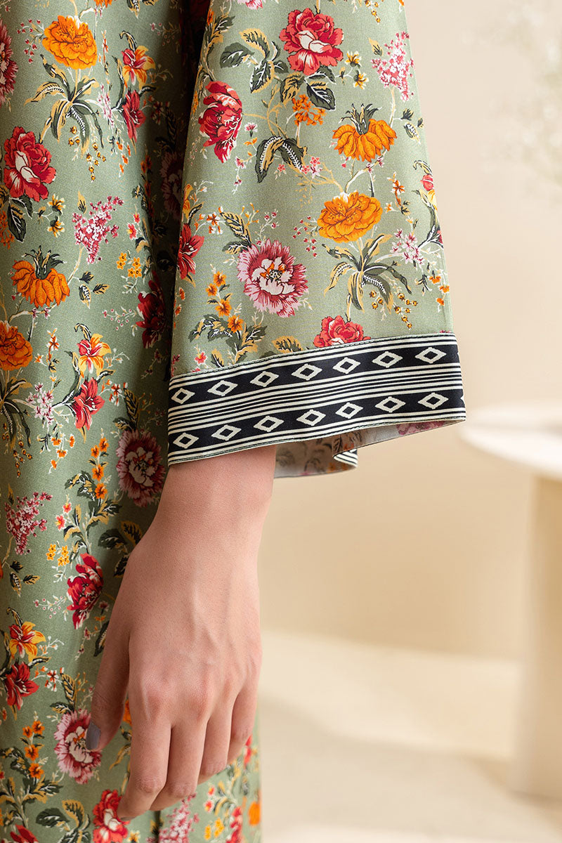 Muted Rose 2-Piece Printed Linen Suit for Women - Summer Casual Outfit & Beach Wedding Guest Dress