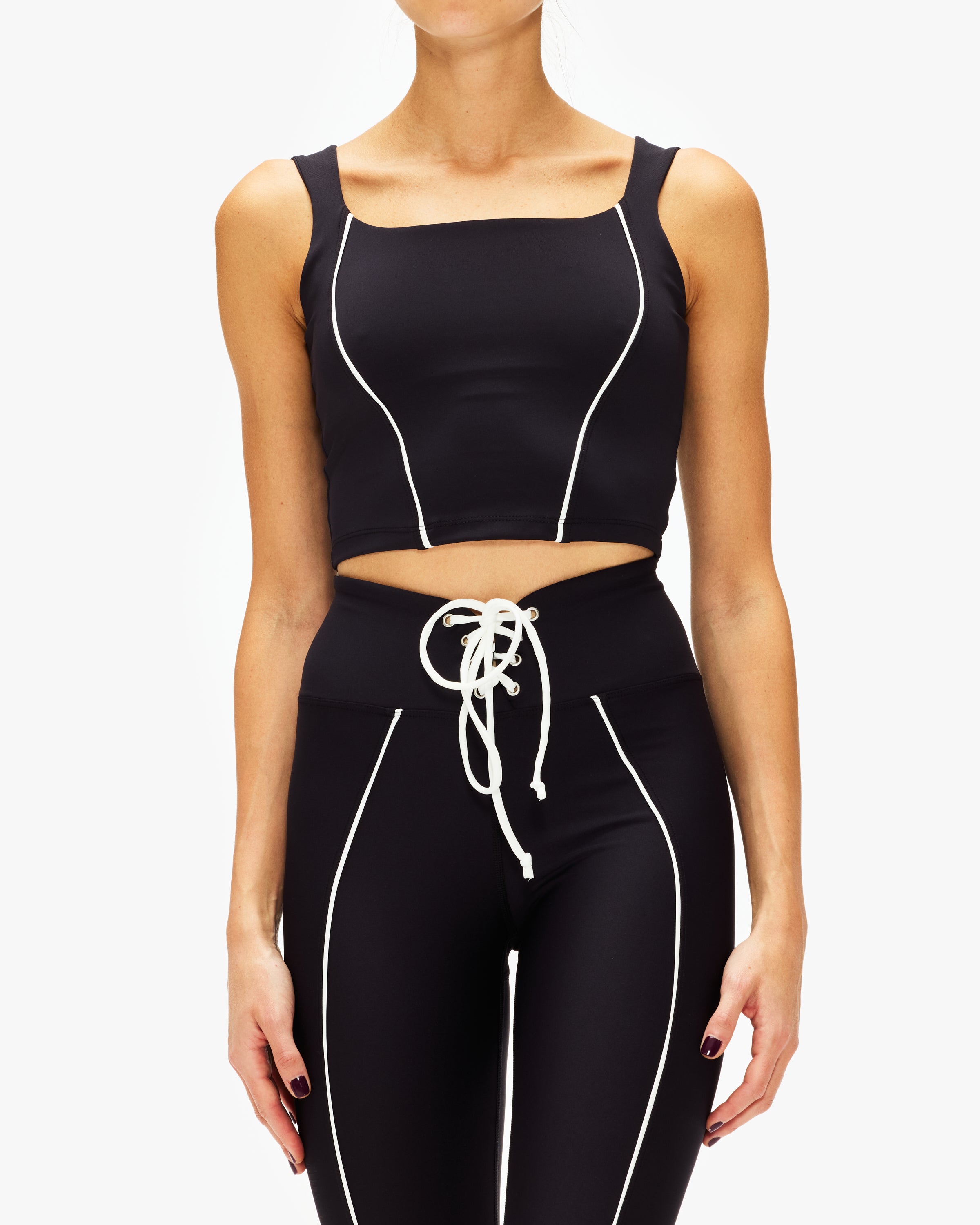 Year of Ours Corset Tank Top for Women - Slimming Seamless Bodysuit with Adjustable Straps | Perfect for Layering, Workouts, and Everyday Wear