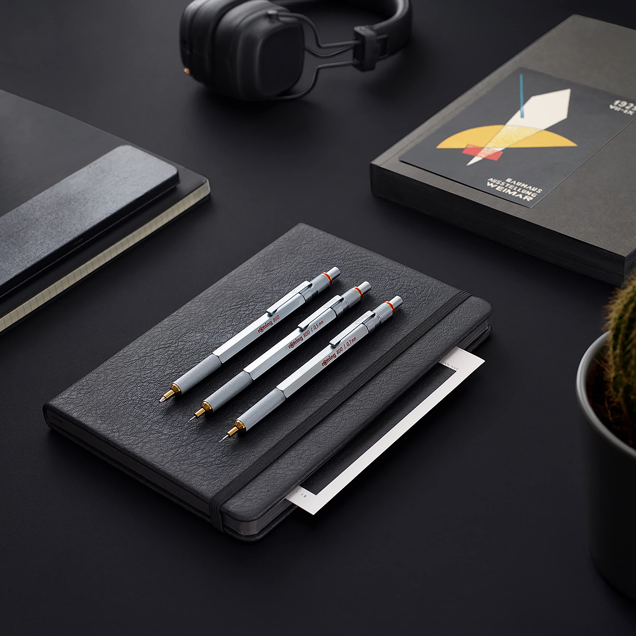 Rotring 800 Mechanical Pencil 0.7mm - Premium Silver Metal Barrel Drafting Pencil for Architects, Engineers & Artists | Perfect for Technical Drawing, Sketching & Writing