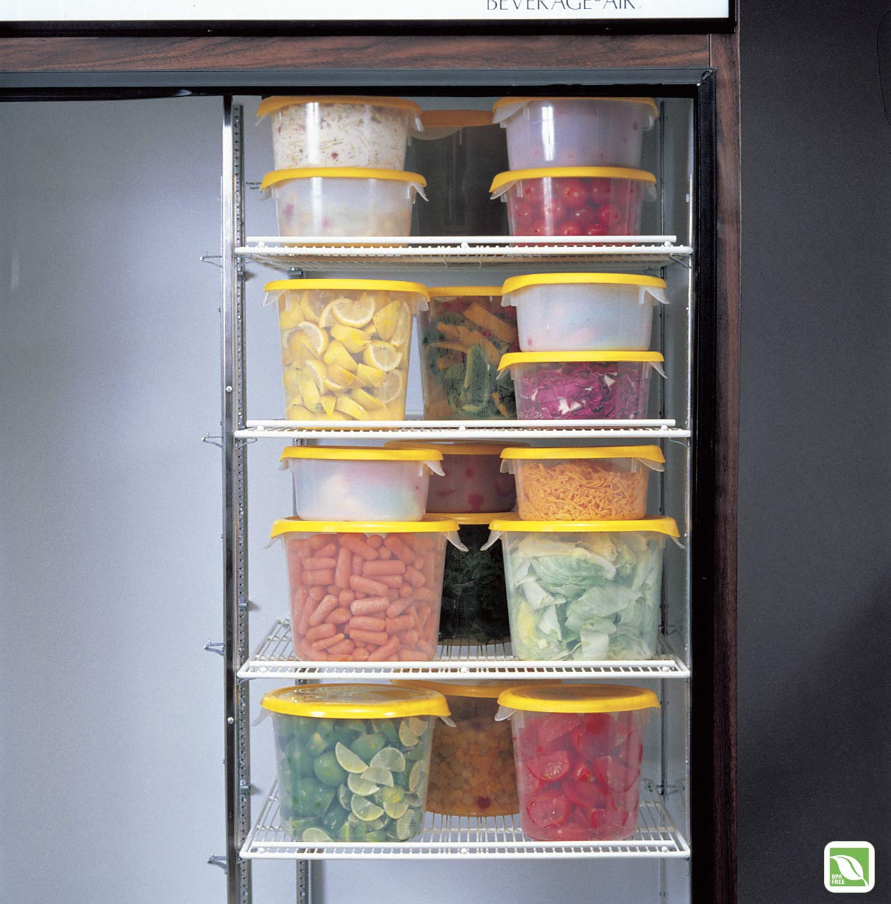 Rubbermaid 8 Quart Clear Plastic Food Storage Container - Commercial Grade, BPA-Free, High Temperature Resistant for Wet & Dry Food - Ideal for Kitchen, Restaurant, Cafeteria & Meal Prep Organization