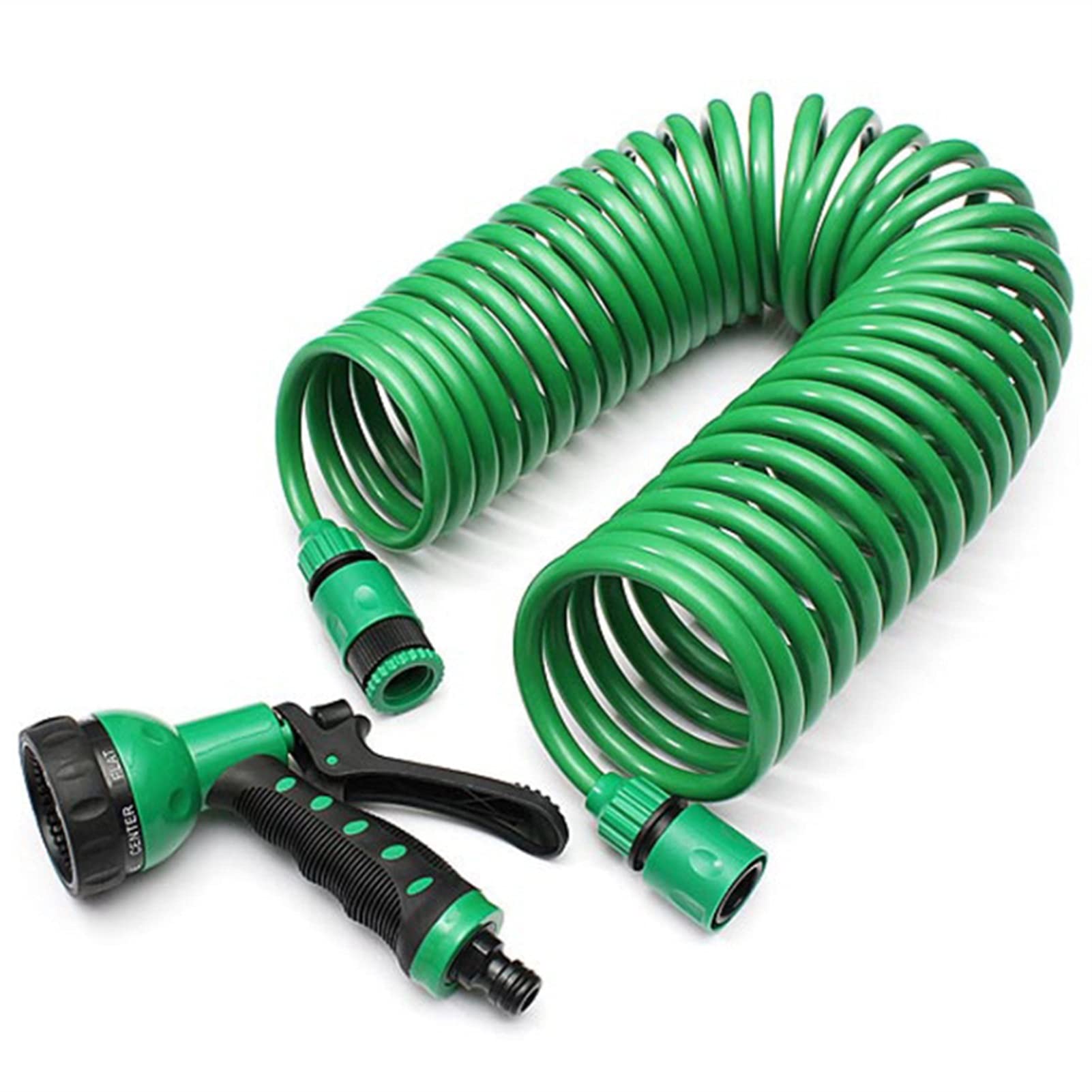 MDINGBAO 7.5M Retractable Magic Flexible Silicone Garden Hose - High Temperature Resistant Water Pipe for Car Washing, Plant Watering & Outdoor Cleaning with Spray Gun (Expands 3X Length)
