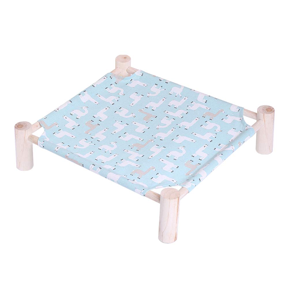 TEHAUX Wooden Pet Hammock Bed - Detachable Cat & Dog Nest for Comfortable Sleeping - Perfect for Indoor Cats and Small Dogs in Living Rooms or Bedrooms