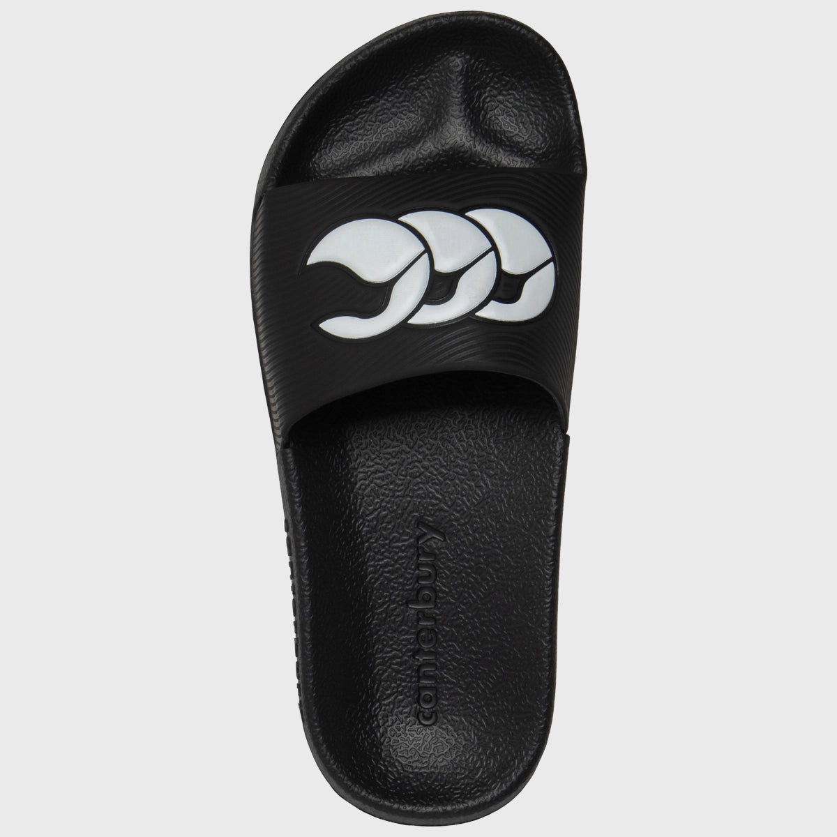 Canterbury Wide Fit Slides for Men & Women - Comfortable Black Sandals for Wide Feet - Perfect for Beach, Pool & Casual Wear