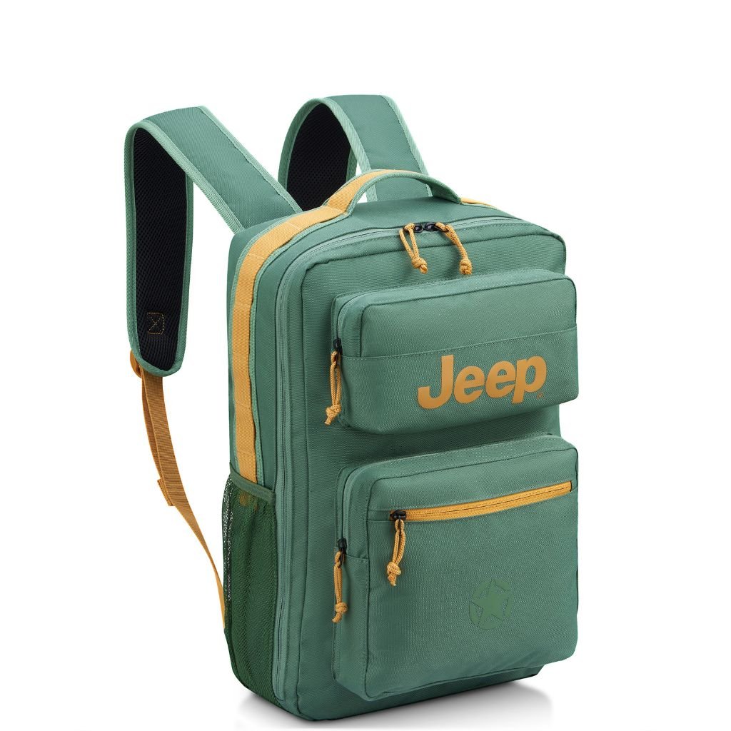 Jeep Multipurpose 15 Inch Laptop Backpack - Military Style Durable Waterproof Travel Backpack for Men & Women - Perfect for Work, School, Hiking and Outdoor Adventures