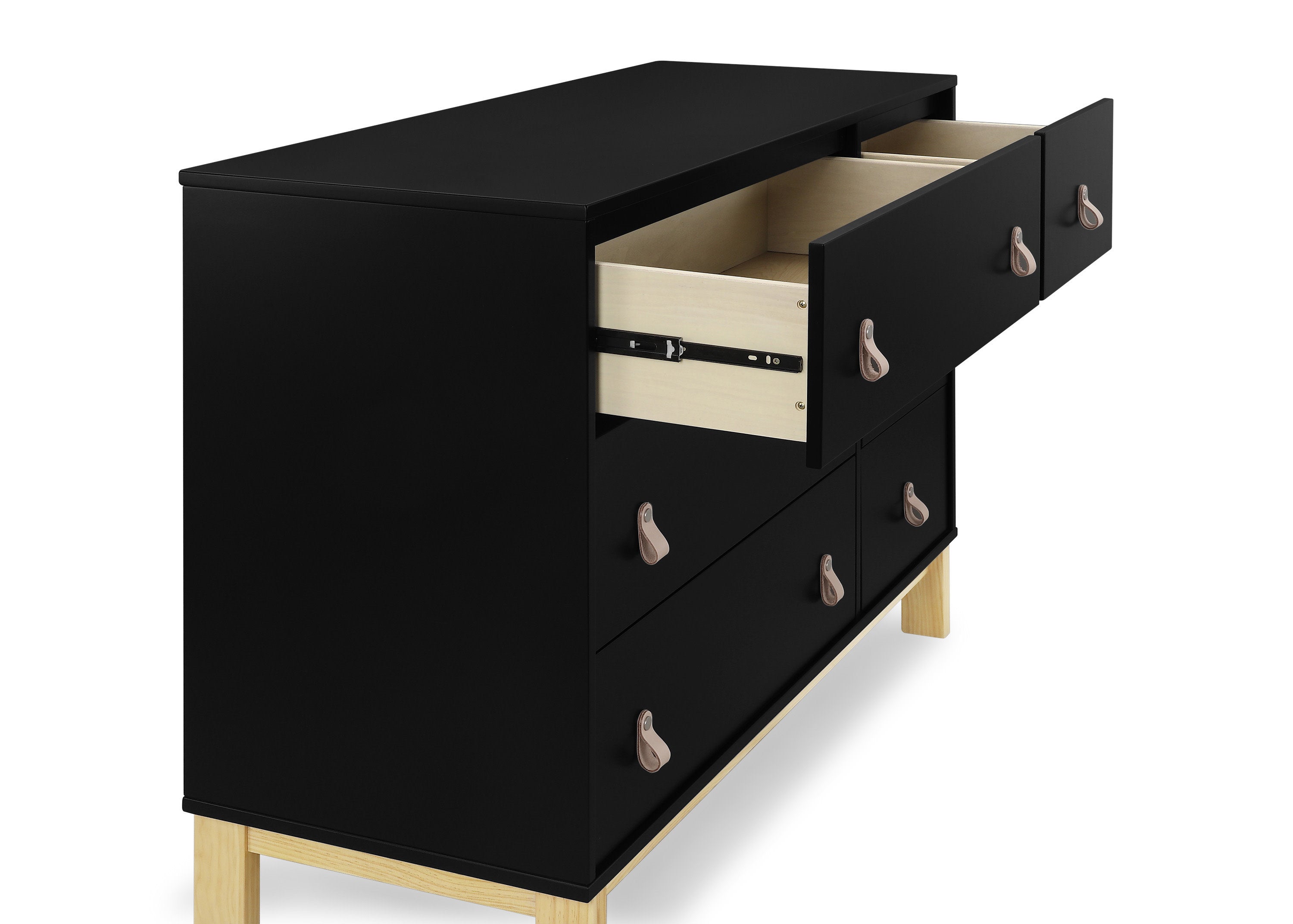 BabyGap Legacy 6-Drawer Dresser with Leather Pulls & Interlocking Drawers - Nursery Storage Solution for Baby Clothes, Blankets & Essentials