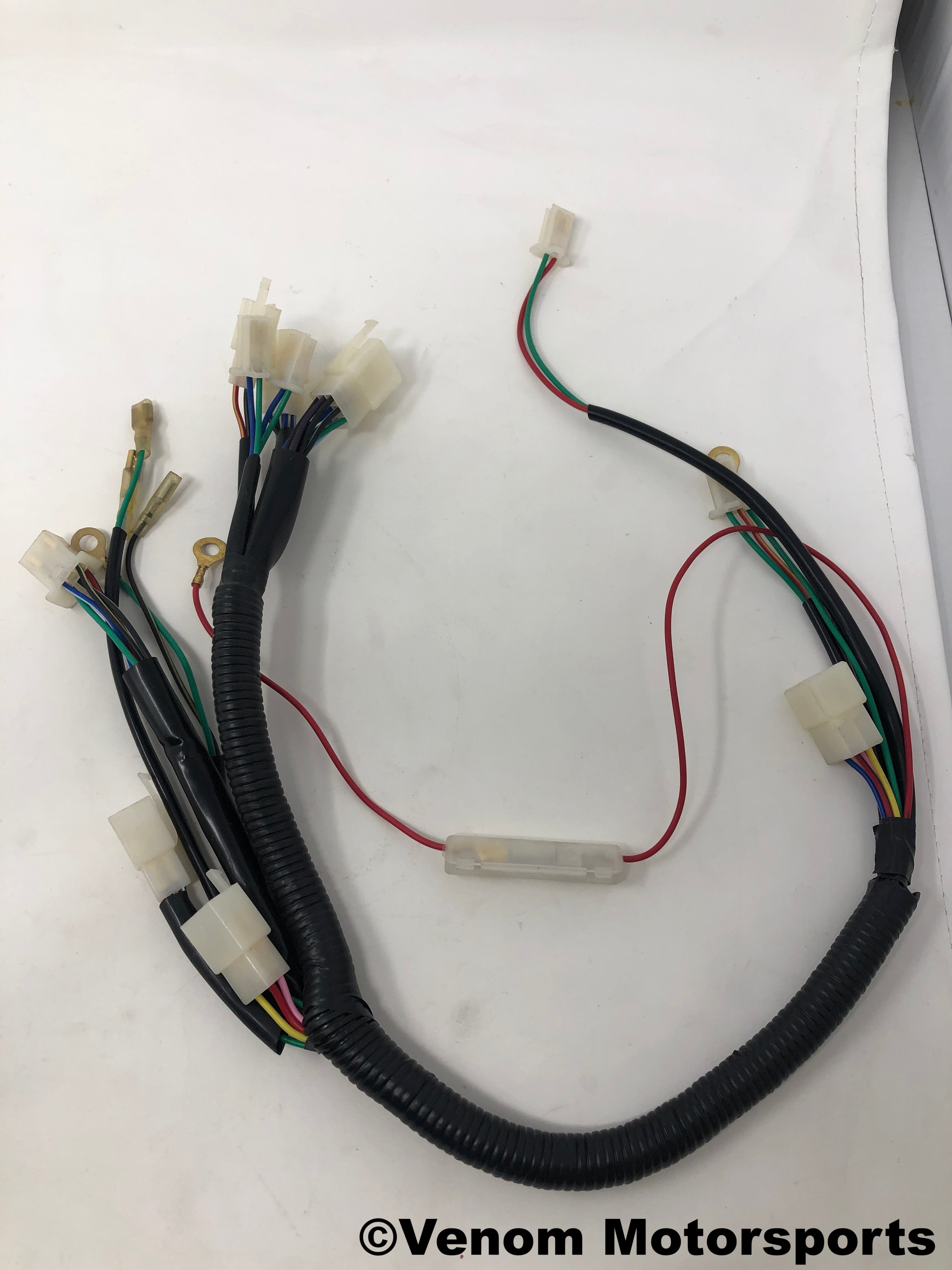Venom 50cc Fatboy Replacement Wiring Harness - Compatible with 50cc Scooters & ATVs - Perfect for Electrical Repairs & Maintenance