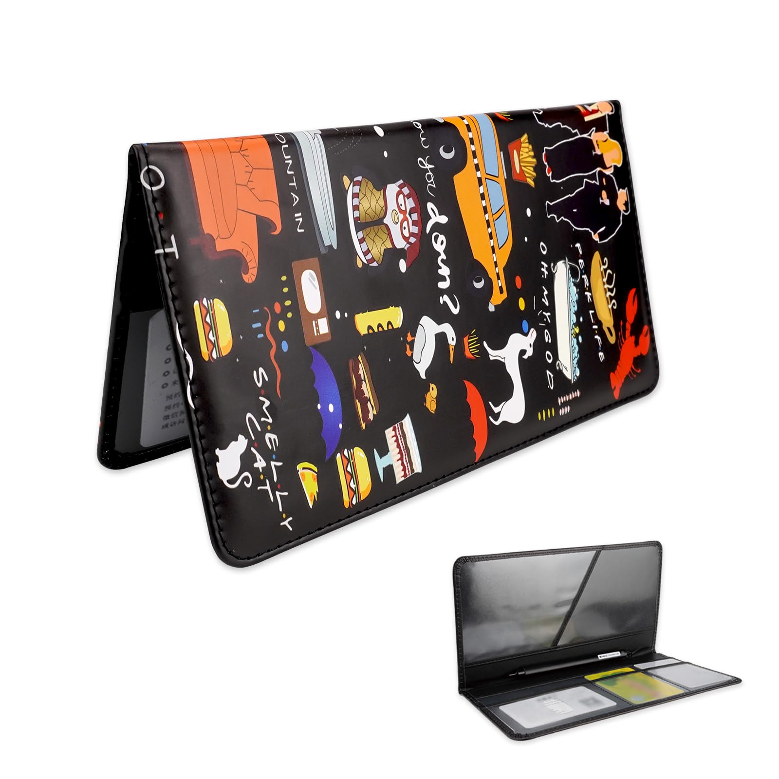 Funny TV Show Car Registration & Insurance Card Holder - Vehicle Glove Box Organizer for Cars, Trucks & SUVs | Perfect for Road Trips & Daily Commutes