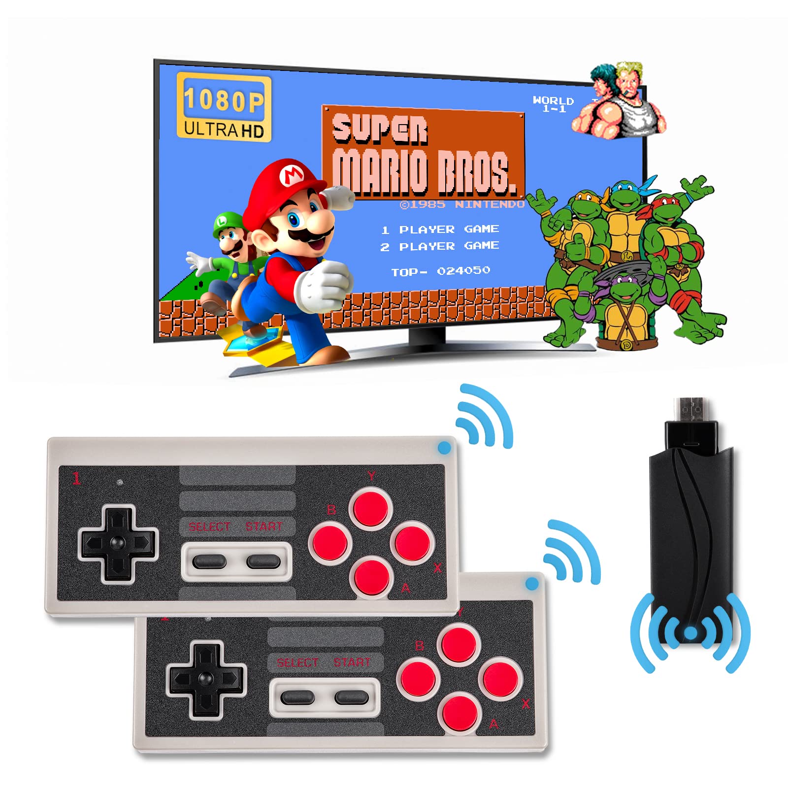 LIFTREN Retro Handheld Game Console with 821 Built-in Games, HDMI HD Output - Perfect Gift for Kids, Birthday Present, Classic Childhood Gaming for Boys & Girls - Great for Travel, Parties, and Family Fun