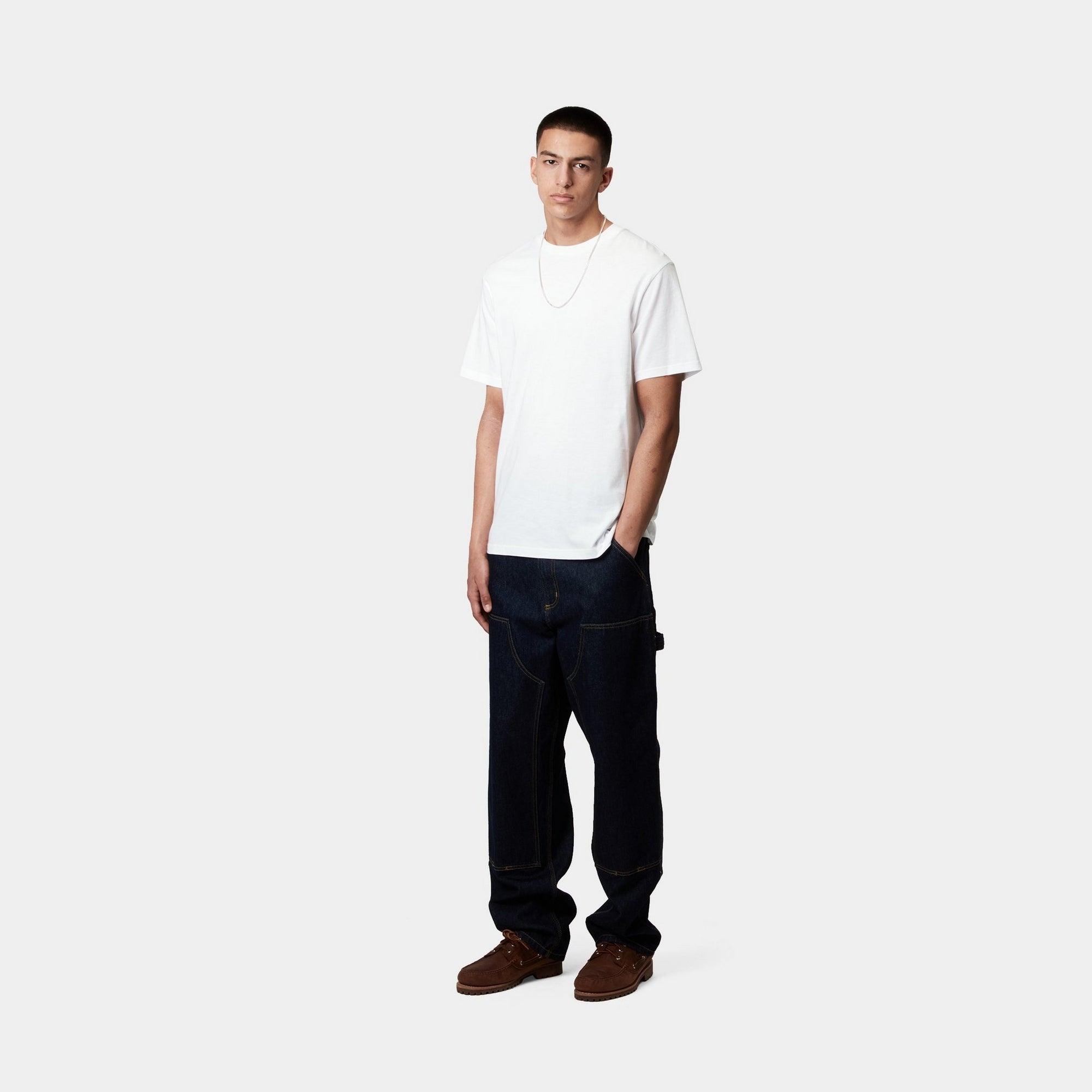 Premium Cotton Crew Neck T-Shirts (2-Pack) - Soft Basic Tees for Men & Women | White & White Combo | Casual Wear, Layering & Everyday Outfits