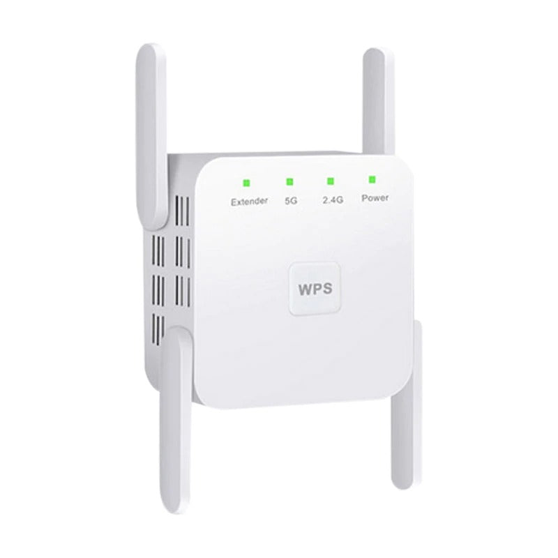 1200Mbps WiFi Extender - Wireless Signal Booster & Range Extender for Home & Office | Fast Internet Coverage for Large Areas