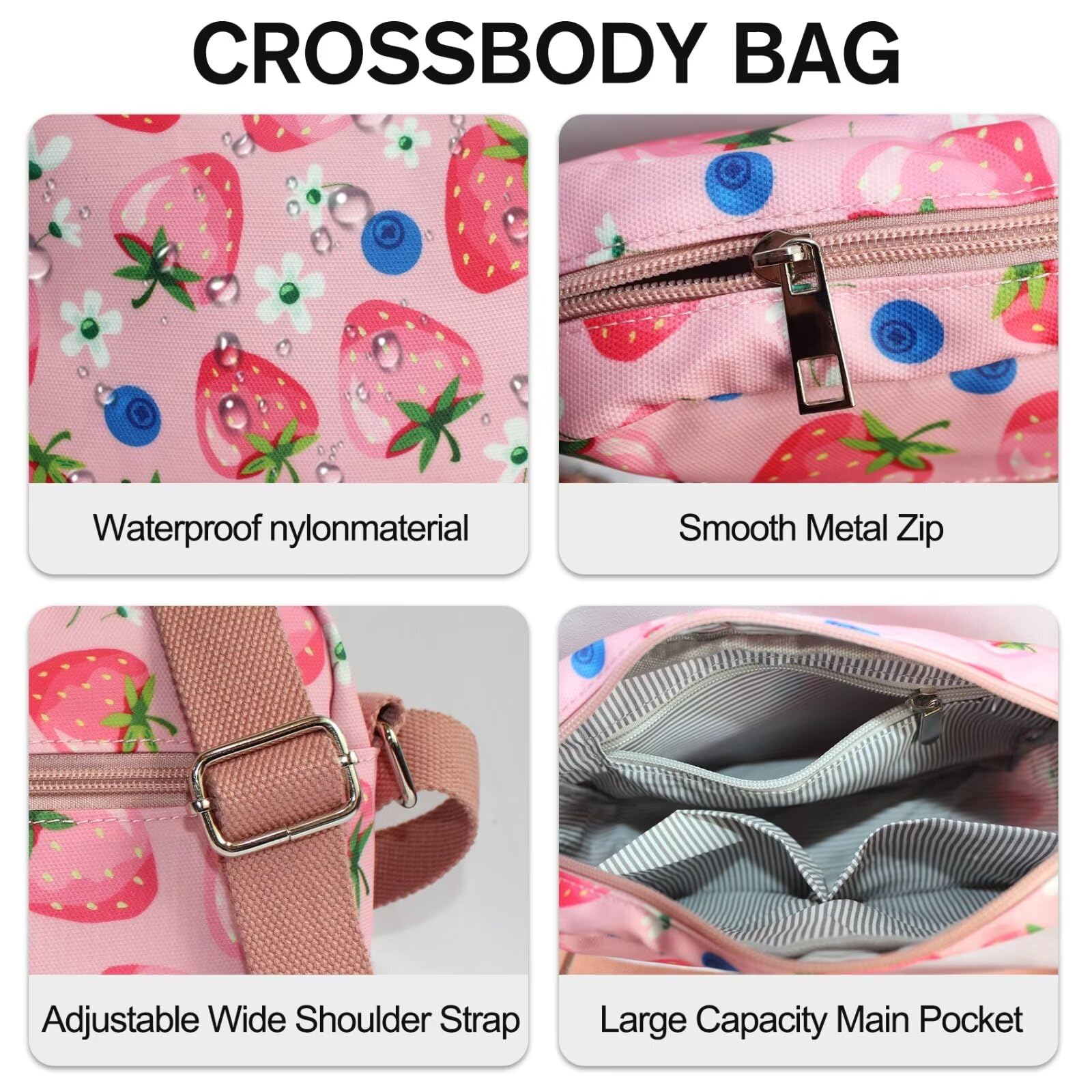 Lightweight Mini Crossbody Bags for Women - Small Shoulder Purse for Everyday Use, Travel & Casual Outings | Stylish Ladies Handbags & Fashion Accessories