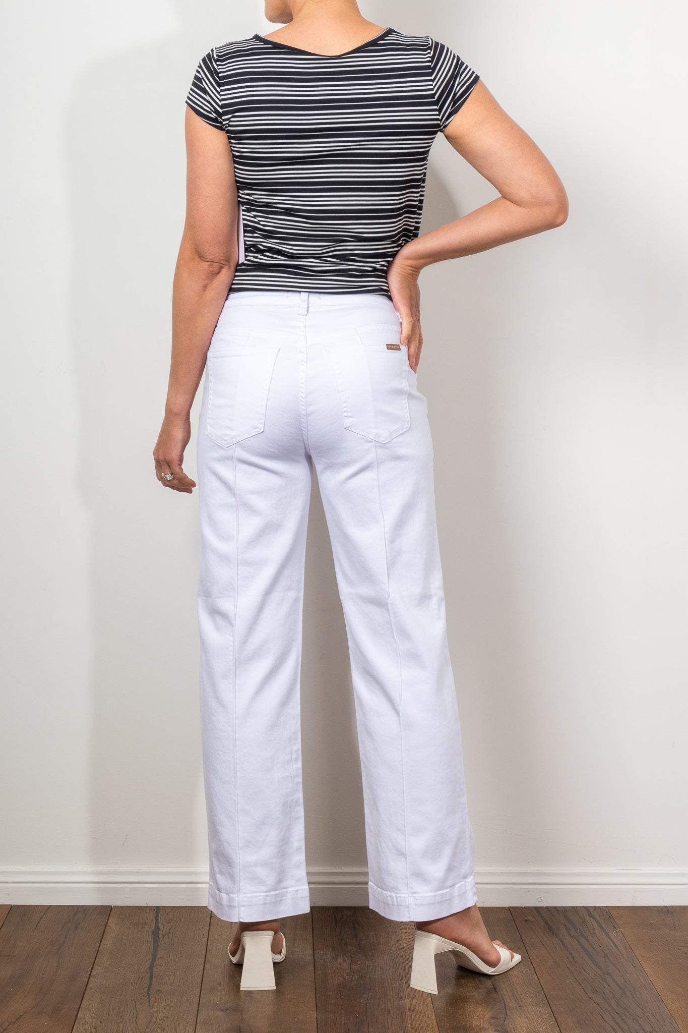 Kireina Brooke Jean Snow White - Women's High Waist Skinny Jeans for Casual & Party Wear | Perfect for Everyday Outfits, Date Nights & Office Looks
