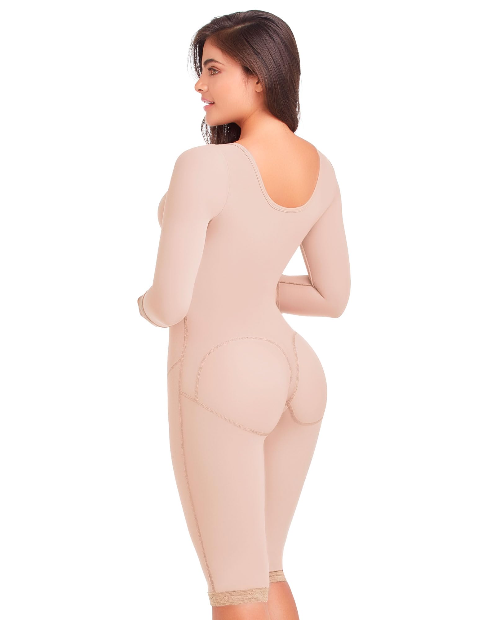 DELIE Fajas Colombianas 103 High Compression Shapewear Bodysuit for Tummy Control & Body Shaping | Slimming Underwear for Women, Postpartum Recovery, Workout & Special Occasions
