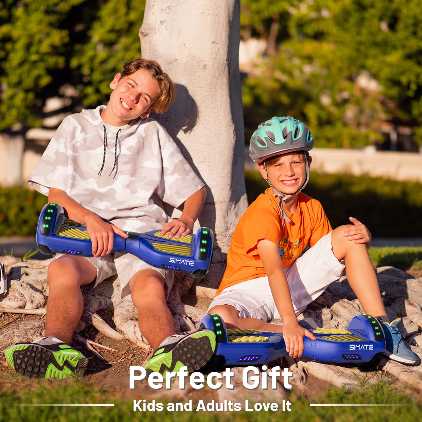 Electric Scooter with Bluetooth Speaker & Colorful LED Lights - Fun Ride for Kids, Adults, Boys & Girls of All Ages | Perfect for Commuting, Outdoor Play & Birthday Gifts