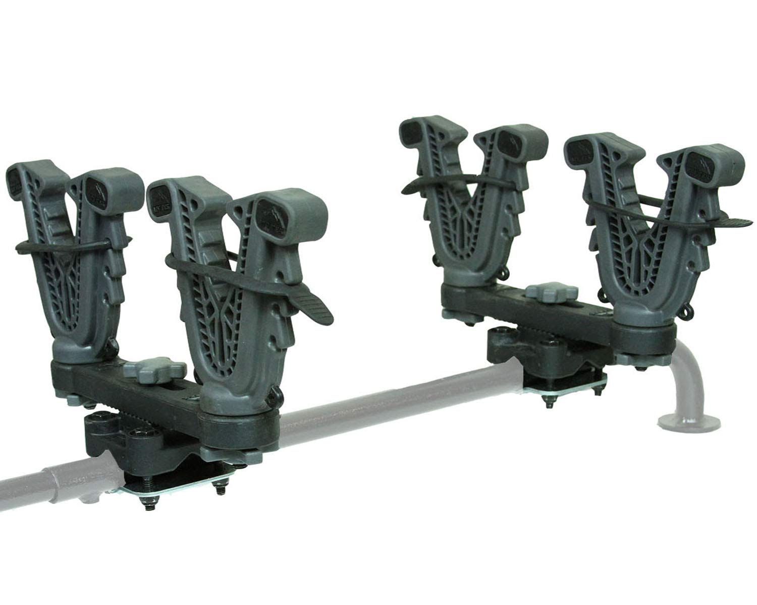 VFG2 V-Grip Mounting Rack for Guns, Bows, Tools & Accessories - Heavy Duty Double Rider Organizer for Hunting, Camping & Workshop Storage