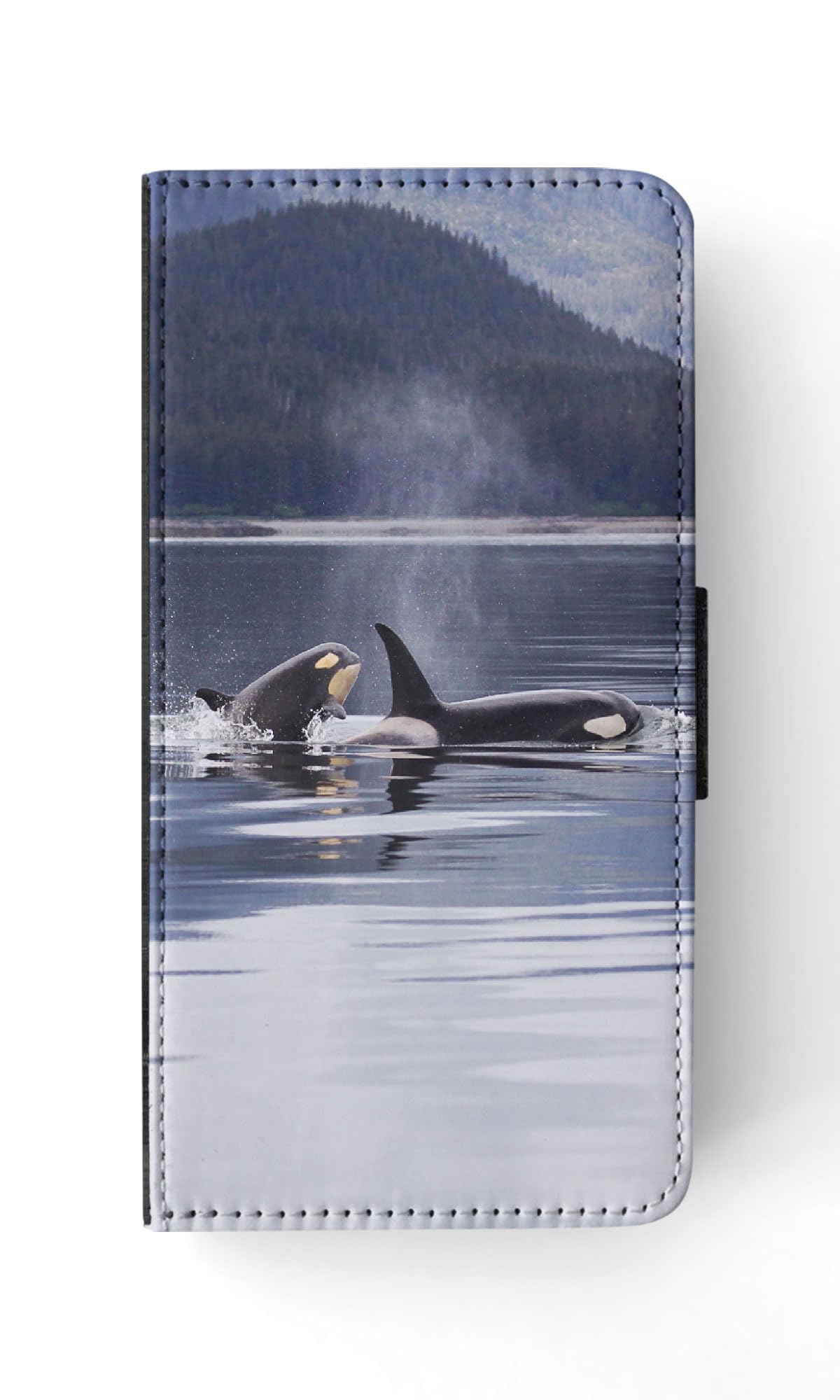 Premium Killer Whale ORCA Oceanic Dolphin Flip Wallet Phone Case for Samsung Galaxy S23 - Stylish Protective Cover with Card Slots for Daily Use & Outdoor Adventures