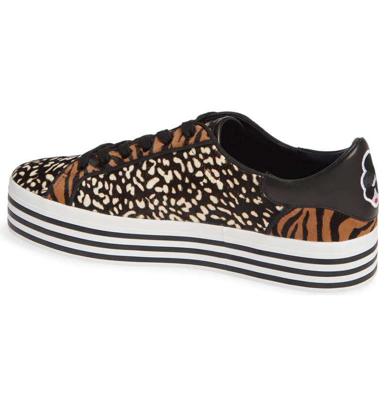 Falyn Platform Sneakers for Women - Trendy Animal Print Casual Shoes for Walking, Running & Daily Wear