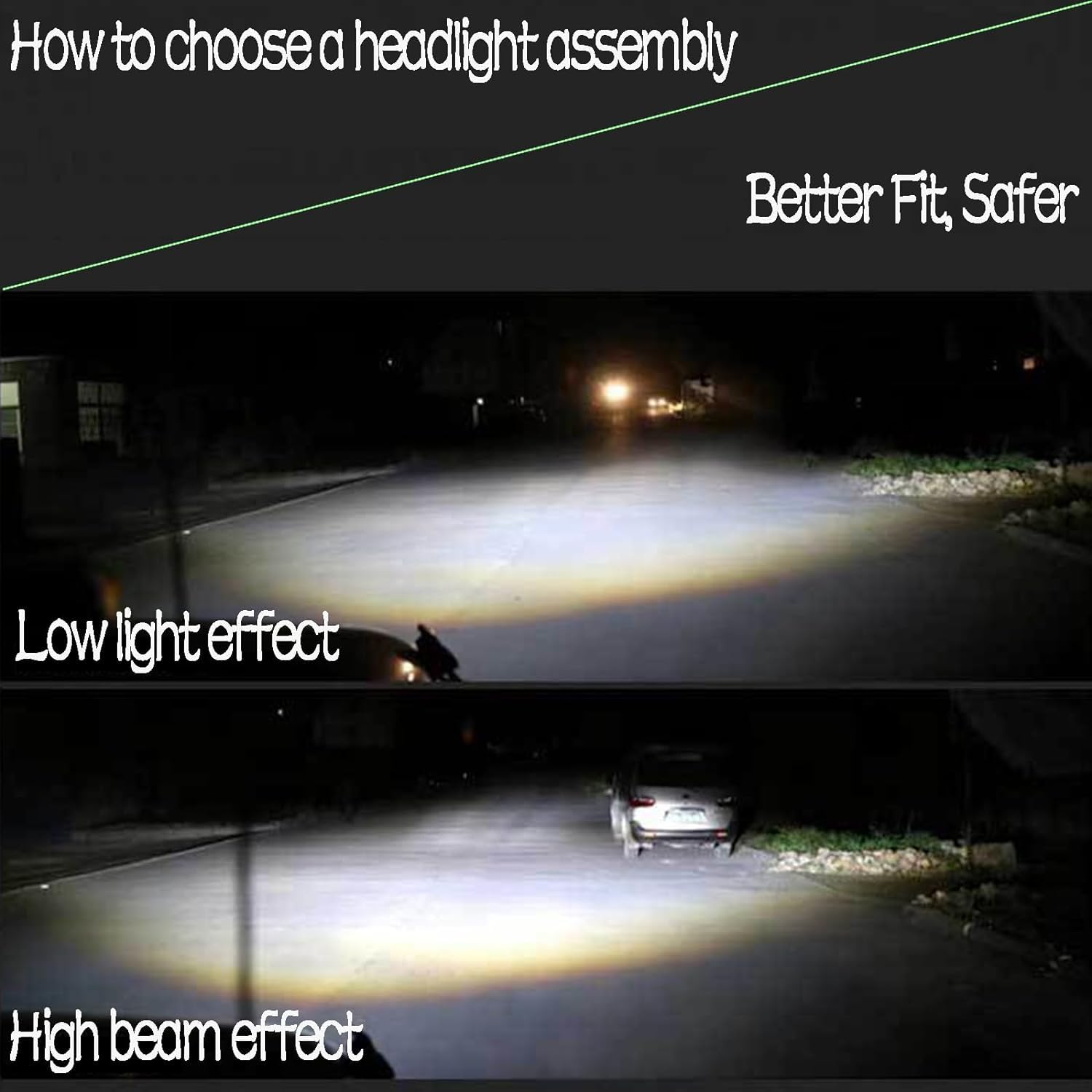 Bright LED Bike Headlight - 24V-52V Waterproof for Night Riding