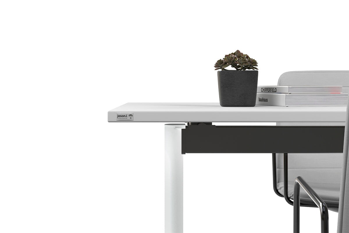 Jasonl Flip Top Folding Mobile Meeting Room Table - 1800L x 800W - Portable Conference Table for Office, Classroom & Events - Space-Saving Design for Small Rooms & Temporary Workstations