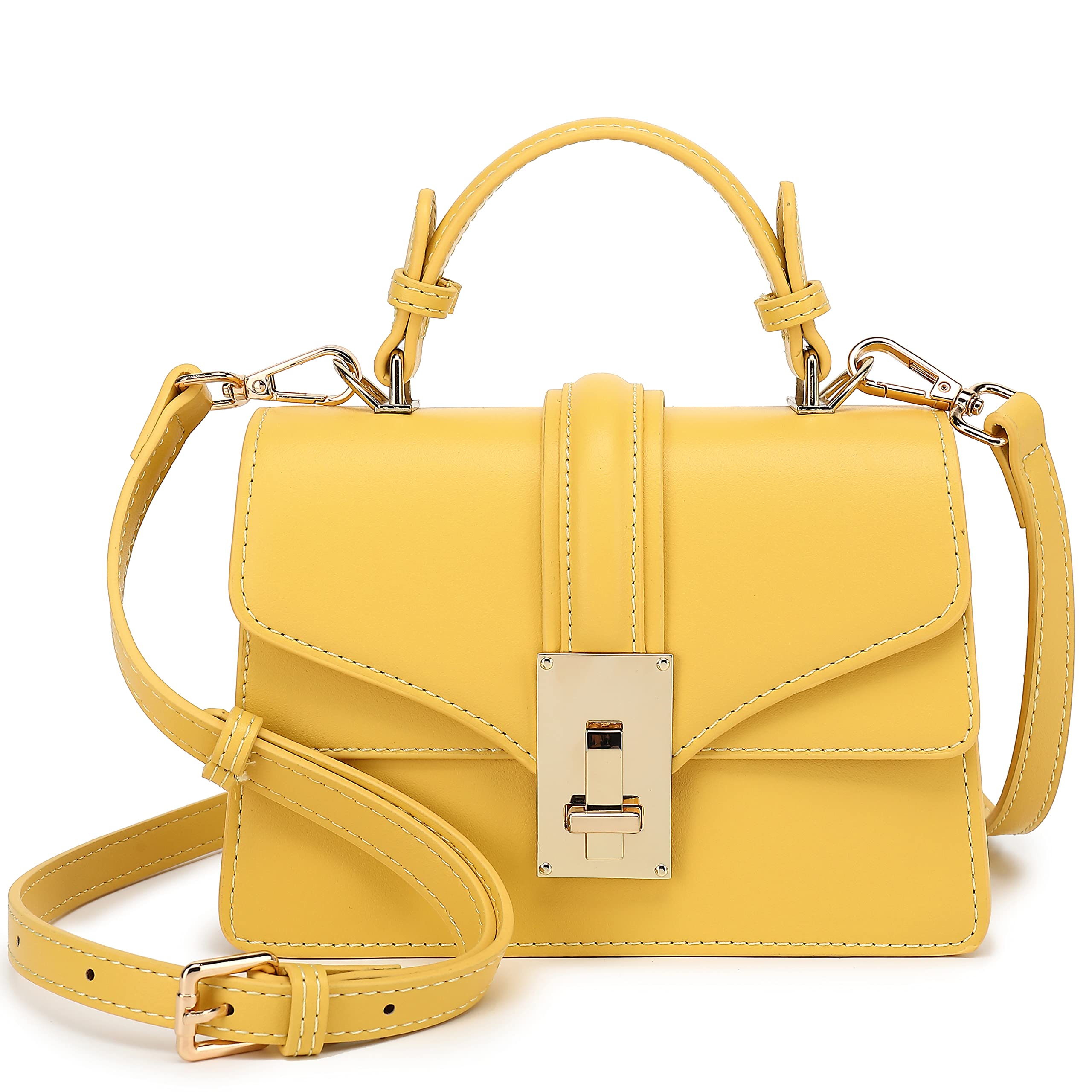 Stylish Scarleton Women's Crossbody Bag - Structured Mini Satchel Purse with Top Handle (H2077) | Perfect for Work, Travel & Everyday Use