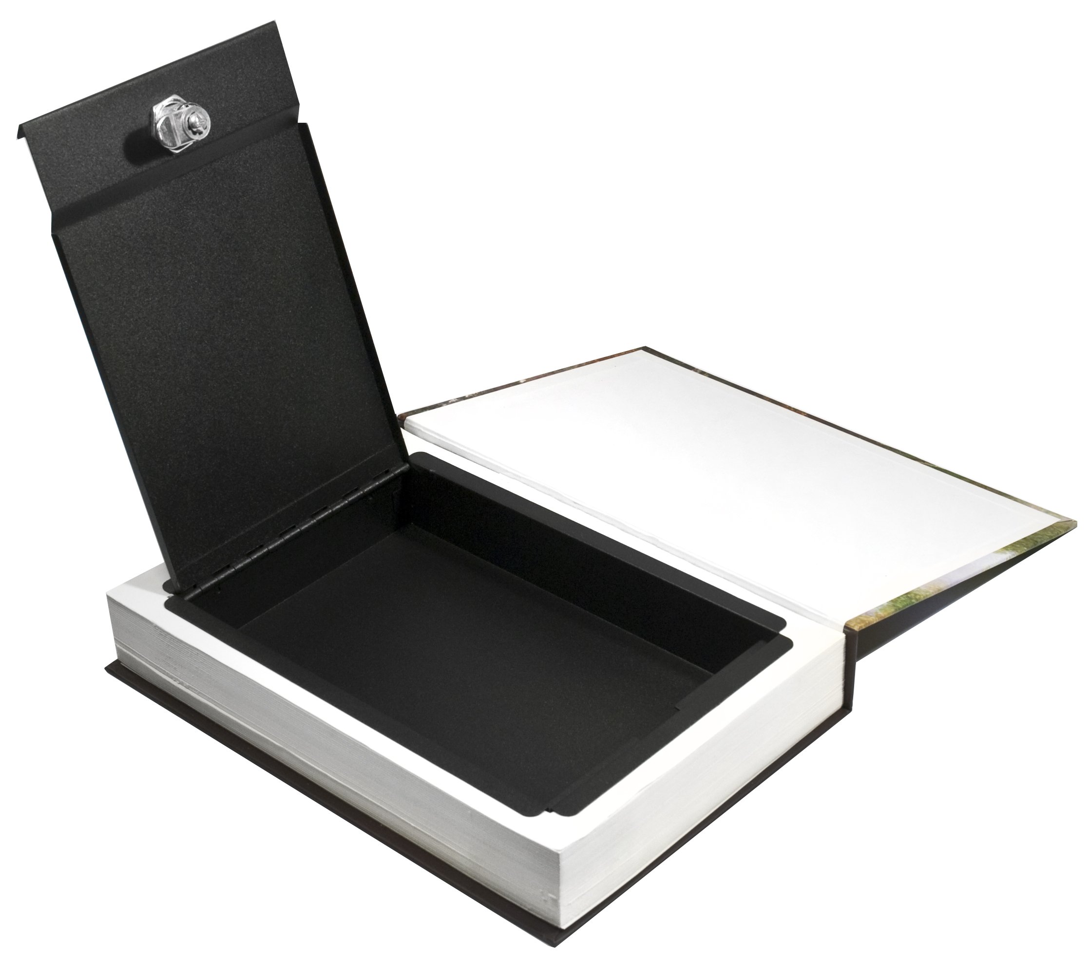 Barska Hidden Real Book Lock Box - Secure Storage for Valuables, Cash & Documents | Perfect for Home, Office & Travel Security