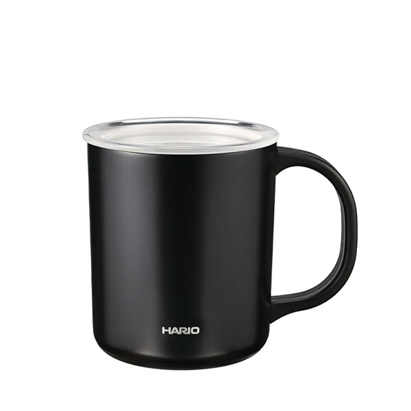 Hario Stainless Steel Vacuum Insulated Thermal Mug - 16oz Travel Coffee Tumbler with Lid, Leak-Proof & Heat Retention - Perfect for Office, Commuting, and Outdoor Adventures