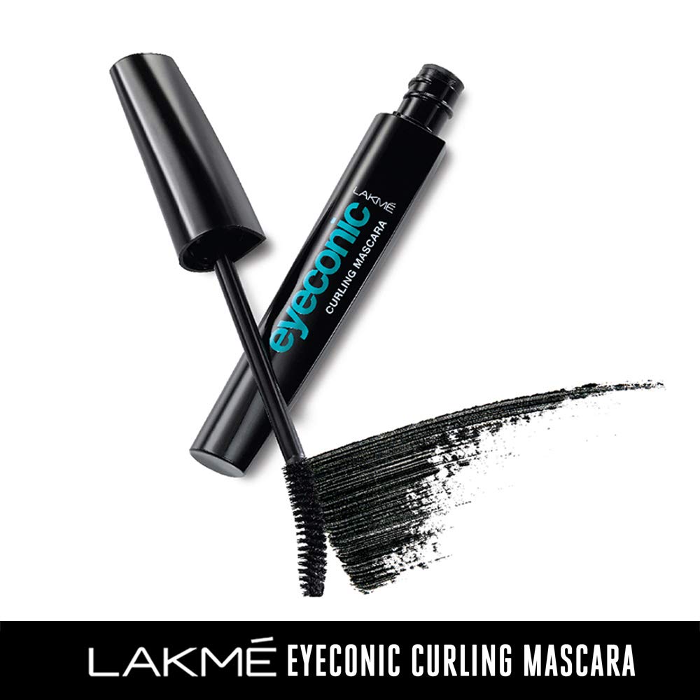 Lakme Eyeconic Curling Mascara Black 9ml & Lakme 9 to 5 CC Cream Mini 01-9g | Volumizing Mascara & Lightweight CC Cream for Everyday Makeup | Perfect for Office, Date Night & Special Occasions