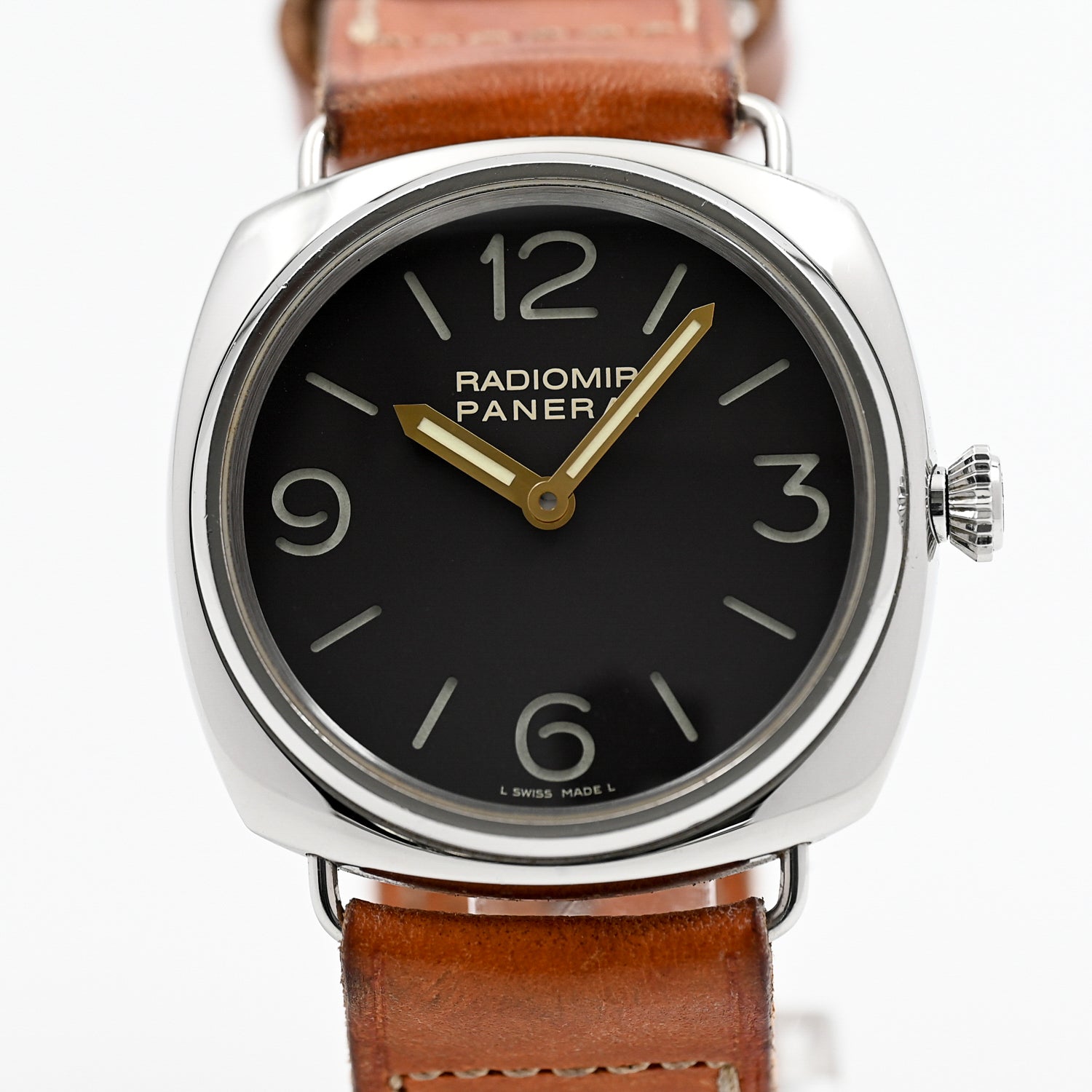 Panerai Radiomir 1938 Men's Luxury Watch - Swiss Automatic Movement, 47mm Stainless Steel Case, Black Dial - Perfect for Diving, Business & Formal Occasions