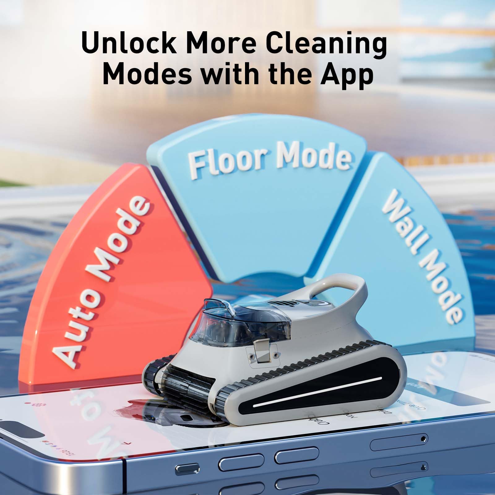 **Best Above Ground & Inground Pool Vacuum Cleaner - Up to 2000 Sq.ft Coverage, 150 Mins Runtime, Dual Brushes for Superior Wall & Floor Cleaning - Automatic Pool Cleaner for Sparkling Clean Pools (Ideal for Weekly Maintenance & Seasonal Pool Care)**