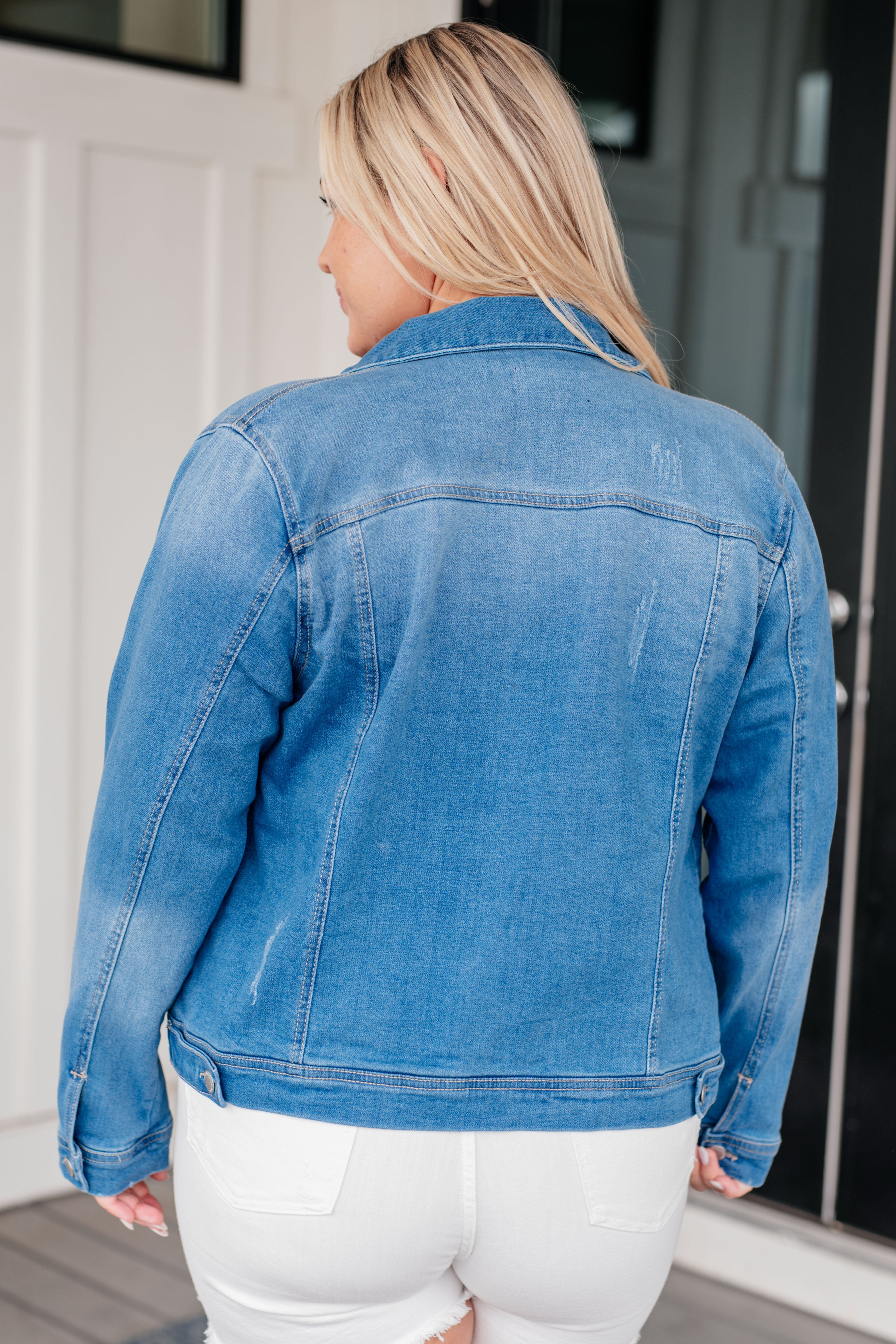Stylish Denim Button Up Jacket for Men & Women - Casual & Formal Wear - Perfect for Outdoor Activities, Dates, and Office