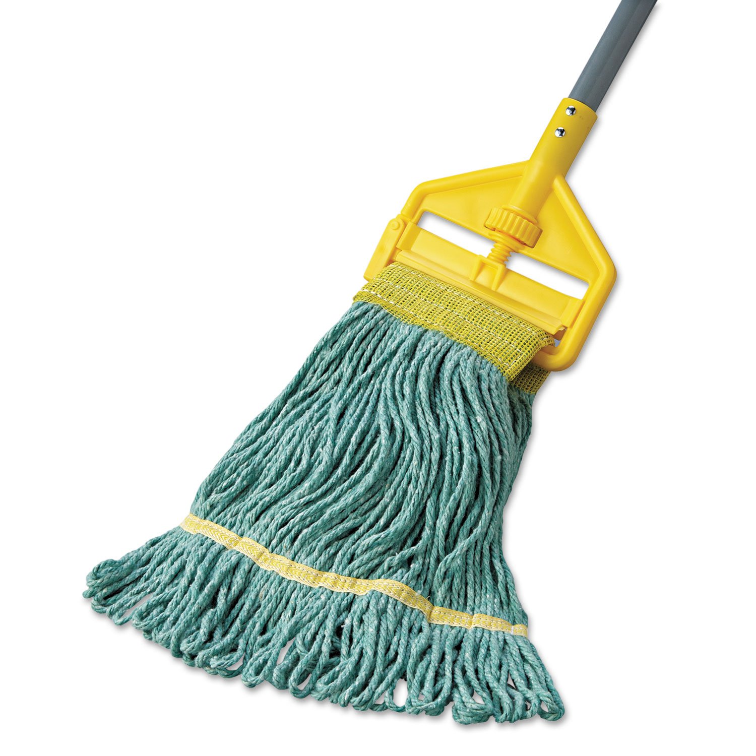 Green Small Super Loop Mop Head Replacement - Heavy Duty Microfiber for Hardwood Floors & Tile Cleaning