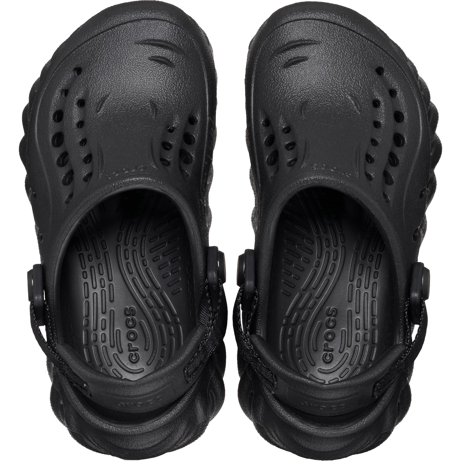 Crocs Kids' Echo Clog - Lightweight & Comfortable Water Shoes for Boys & Girls - Perfect for Beach, Pool, and Outdoor Play