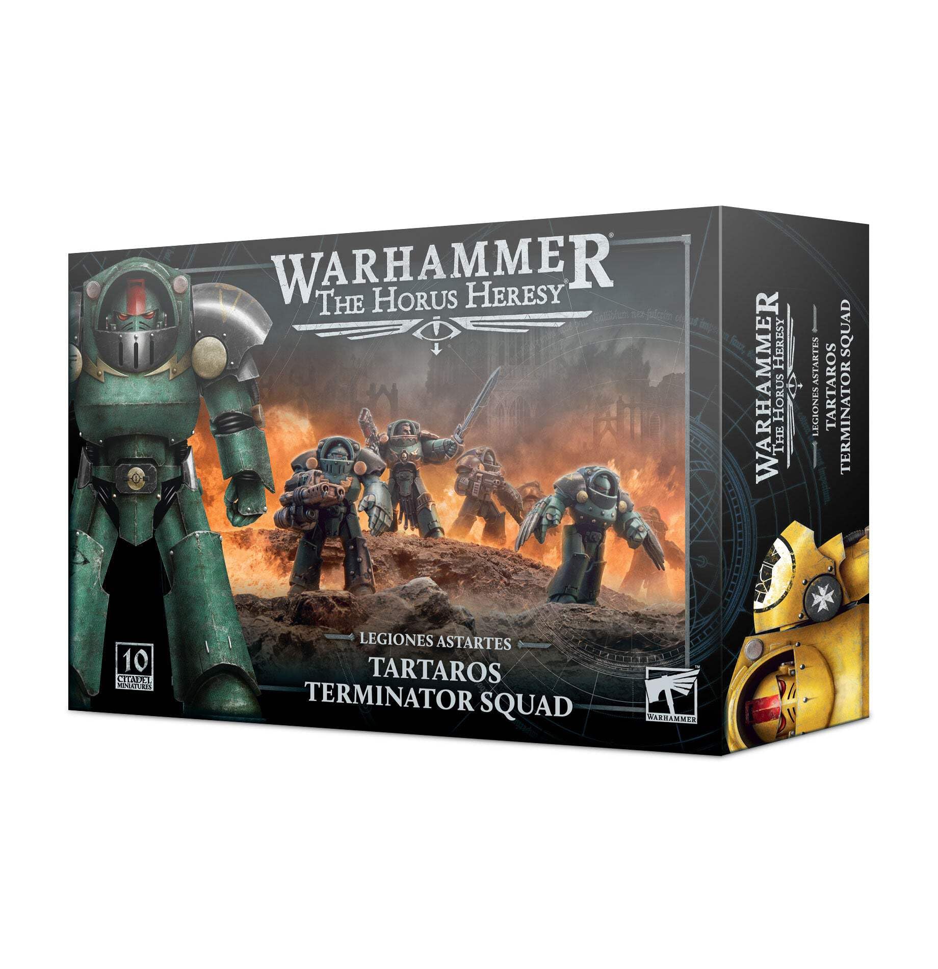 Games Workshop Legion Tartaros Terminator Squad - Warhammer 40K Miniatures for Tabletop Wargaming & Collectors | Perfect for Sci-Fi Battles & Painting Projects