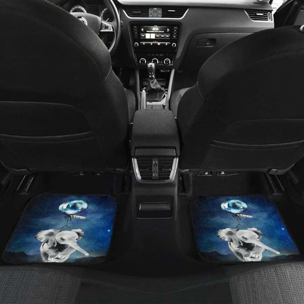 Non-Slip Baby Elephant Car Floor Mats - Waterproof & Durable All-Weather Protection for SUVs, Sedans & Trucks - Perfect for Family Road Trips & Daily Commutes