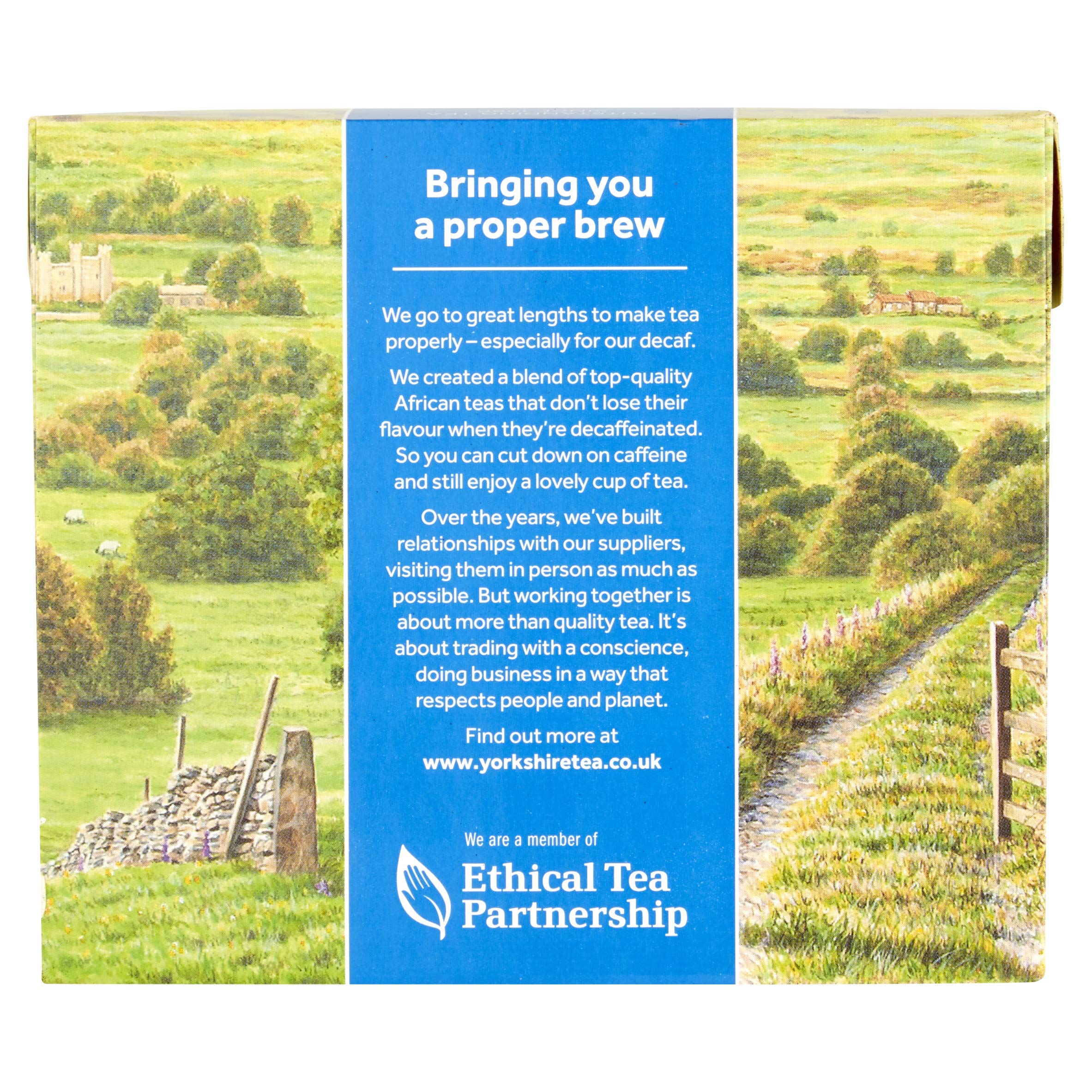 Yorkshire Tea Decaf - 80 Tea Bags | Caffeine-Free Black Tea | Perfect for Evening Relaxation & Digestive Comfort