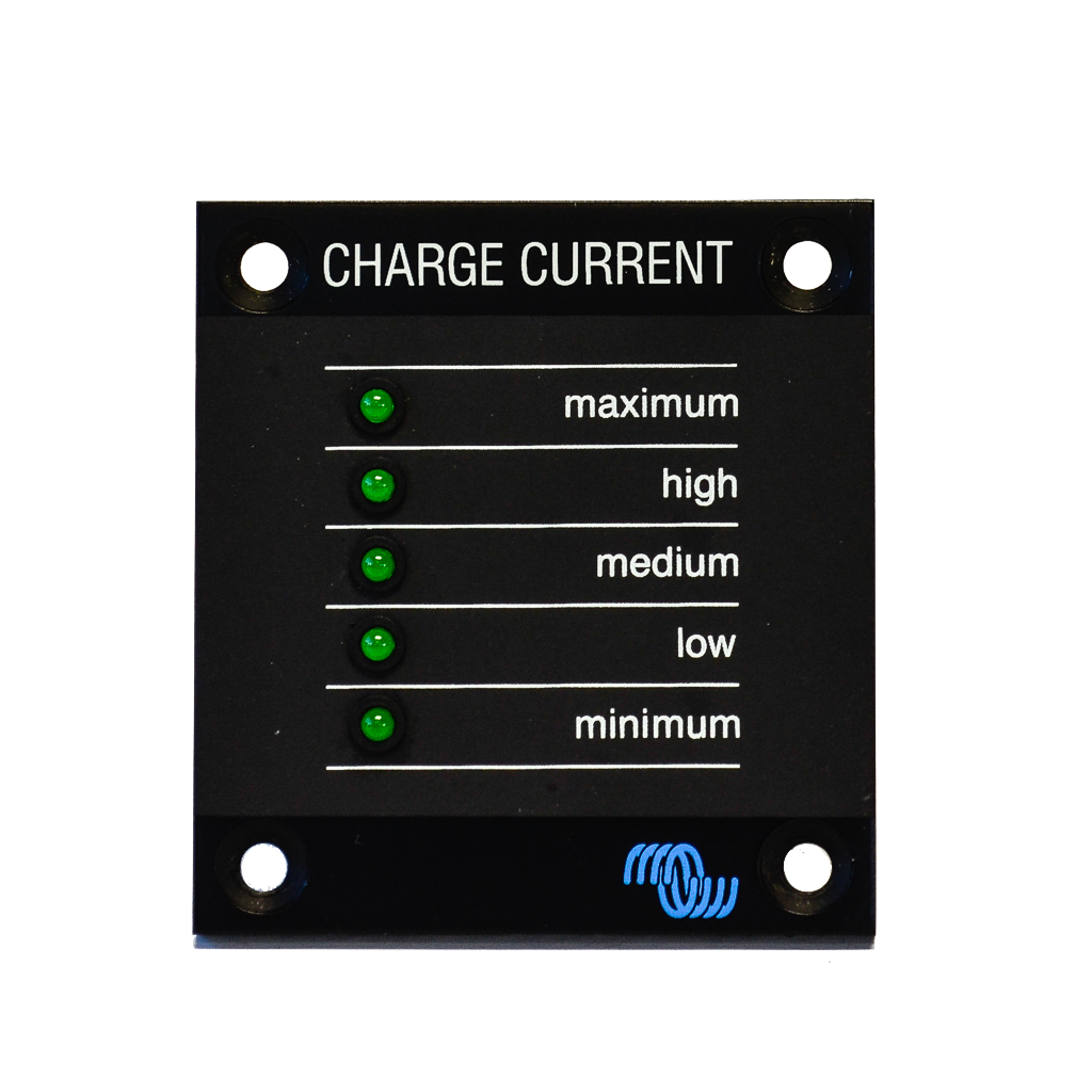 Victron Charge Current Remote Panel - Battery Monitoring & Control for Solar Power Systems - Perfect for RVs, Boats & Off-Grid Energy Solutions