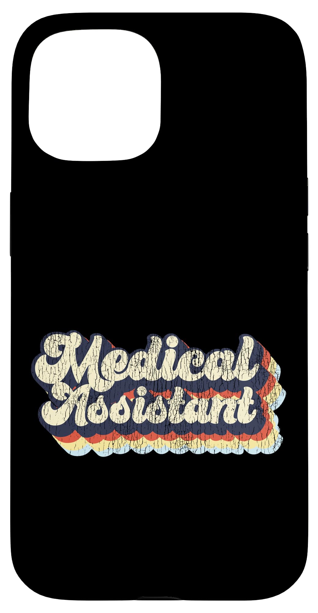 Certified Medical Assistant (CMA) Retro Vintage iPhone 15 Case - Durable Protective Cover for Healthcare Professionals & Students - Perfect for Hospitals, Clinics & Medical School Use
