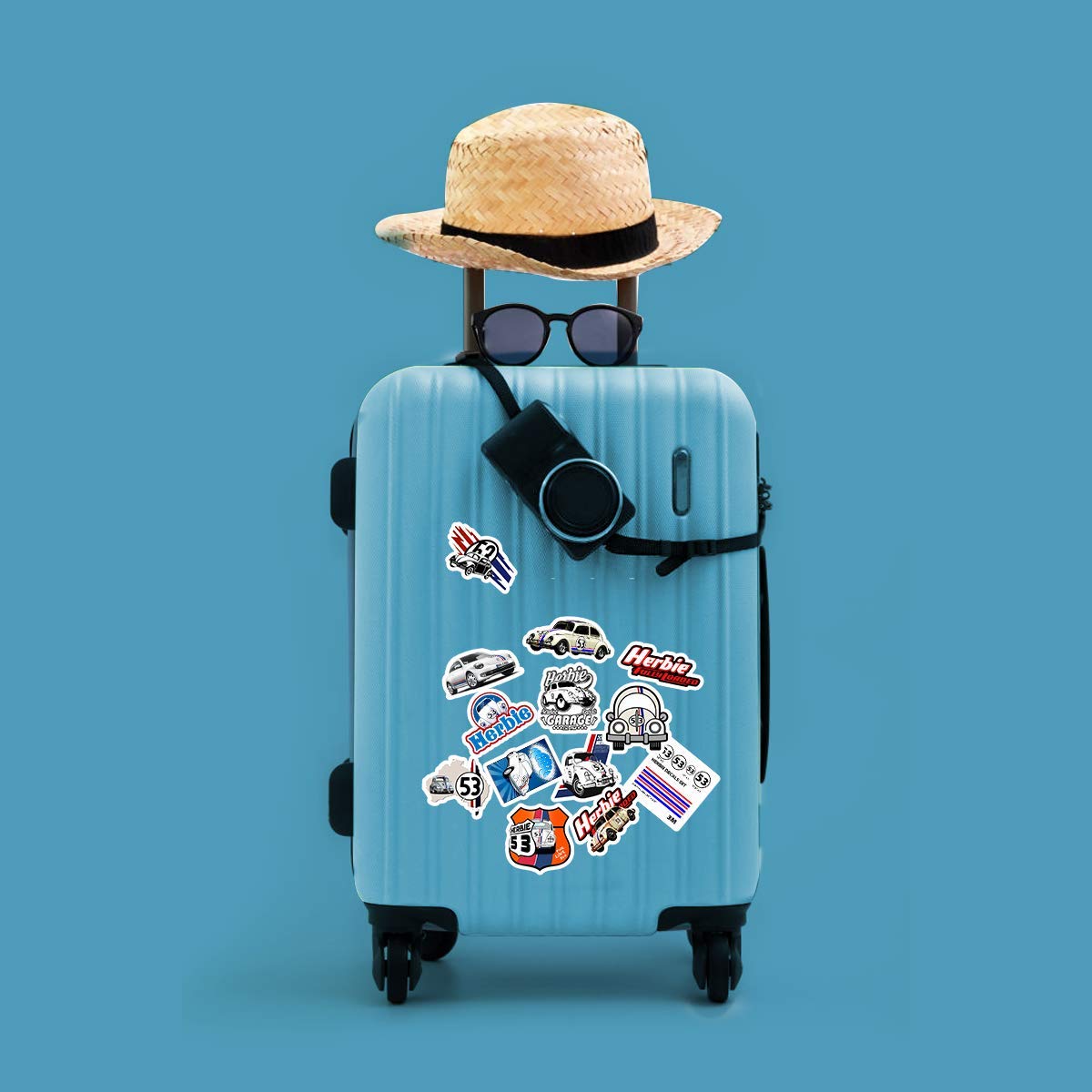 20 PCS Aesthetic Vinyl Stickers - Colorful, Waterproof Decals for Water Bottles, Laptops, Cars, Bikes, Luggage, Skateboards | Perfect for DIY Crafts, School Supplies, Travel Accessories & Personalization