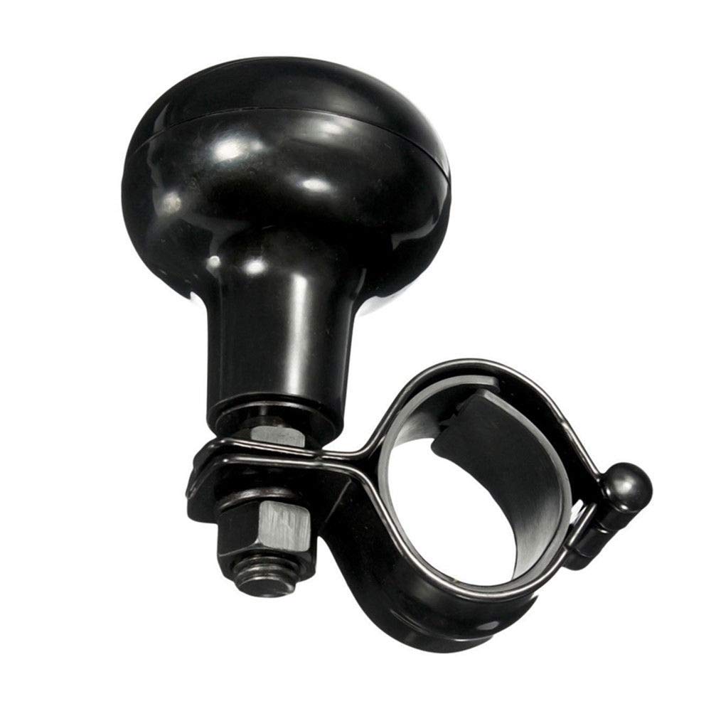 Premium Universal Steering Wheel Spinner Knob - Suicide Classic Black with Power Handles for Cars, Trucks & SUVs | Enhanced Grip & Control for Parking, Tight Turns & Off-Road Driving | Perfect for Daily Commute, City Parking & Adventure Off-Roading | Ideal for Drivers with Limited Mobility, Parallel Parking & Winter Driving Conditions