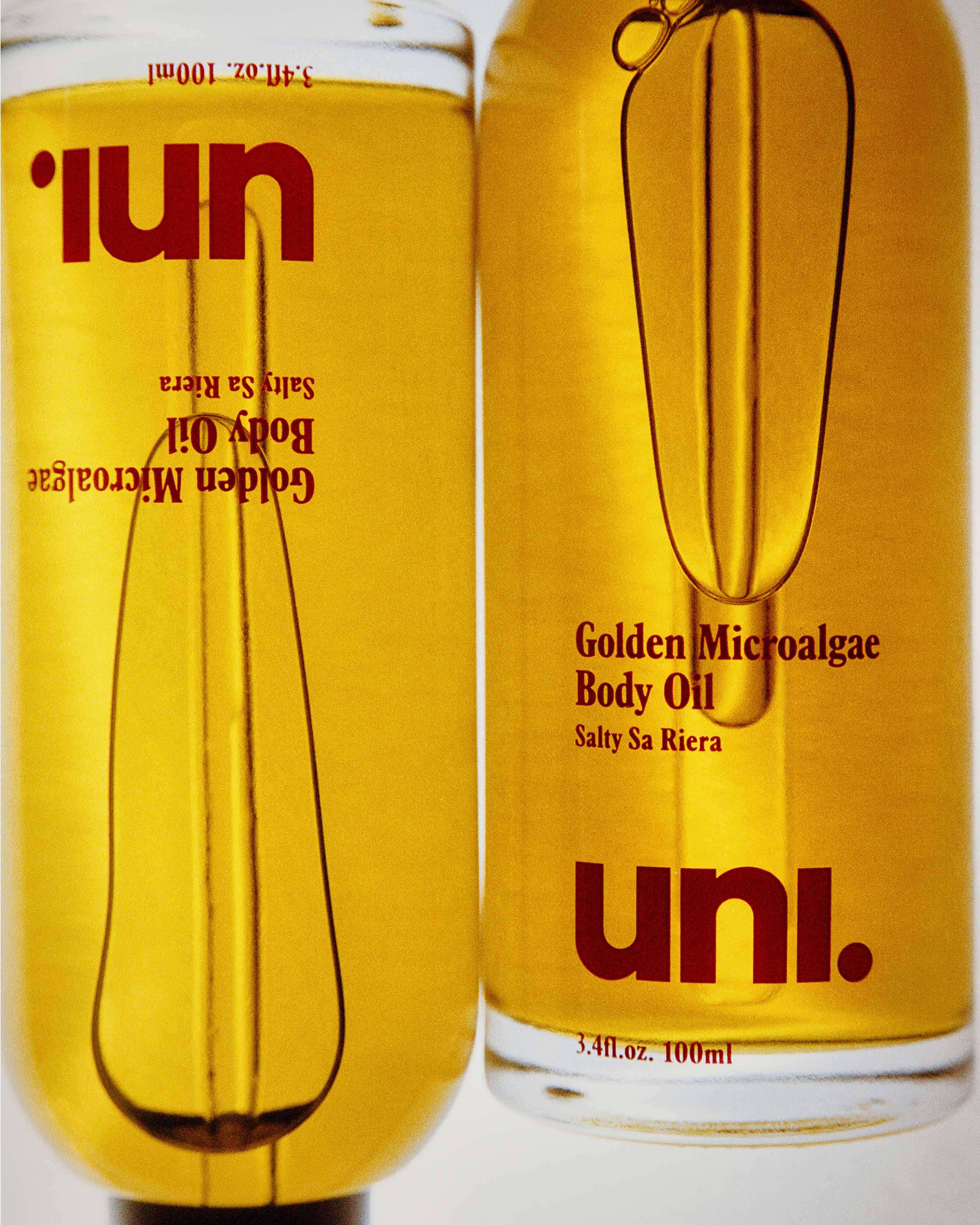 Premium Golden Microalgae Body Oil for Glowing Skin - Hydrating & Anti-Aging Facial & Body Moisturizer for Day & Night Use