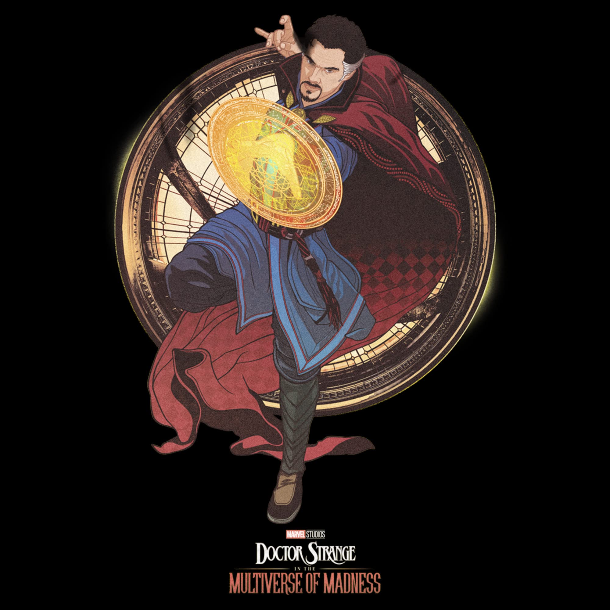 Marvel Doctor Strange in The Multiverse of Madness T-Shirt for Men - Cool Superhero Graphic Tee for Fans, Cosplay & Casual Wear