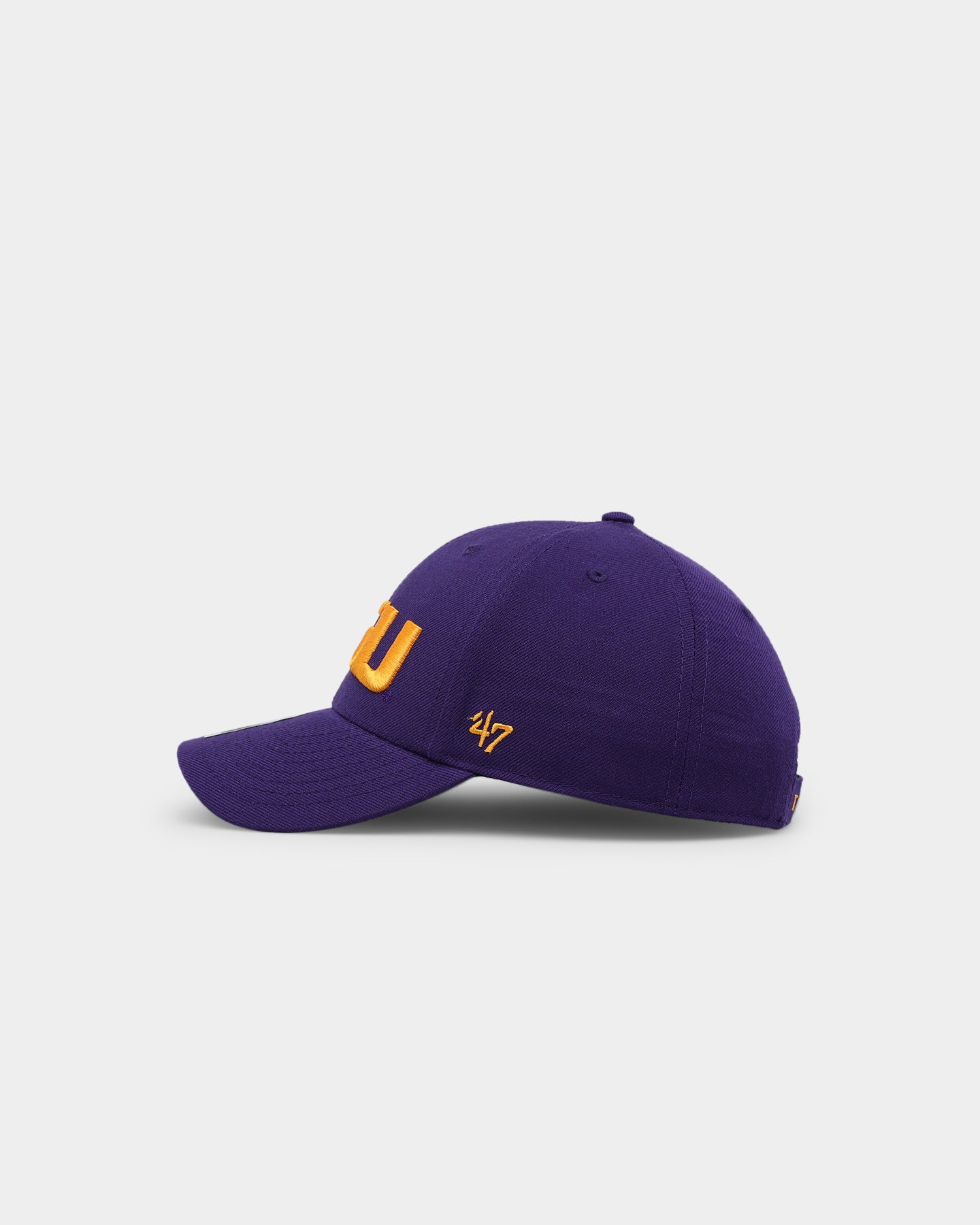 47 Brand LSU Tigers '47 MVP Adjustable Strapback Hat - Purple | Official Louisiana State University NCAA Baseball Cap for Fans & Alumni | Perfect for Game Day, Tailgating & Sports Events