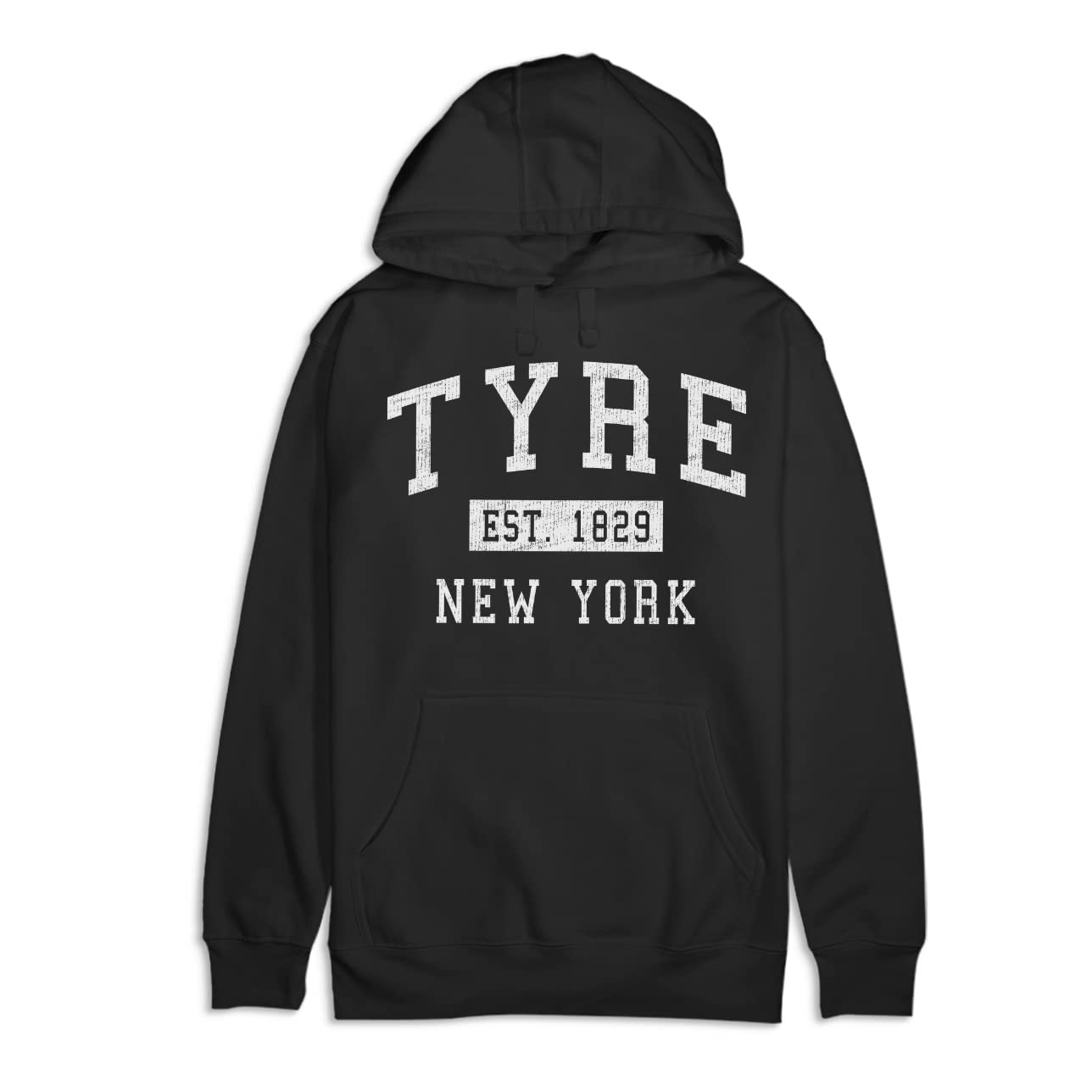 Premium Cotton Hoodie - Hometown Apparel Tyre New York Classic Established | Comfortable & Stylish for Casual Wear, Street Fashion & Everyday Outfits