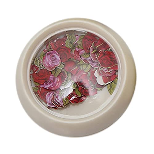 Flower Nail Art Stickers - Floral Nail Decals for DIY Manicure & Nail Design | Perfect for Parties, Weddings, and Special Occasions