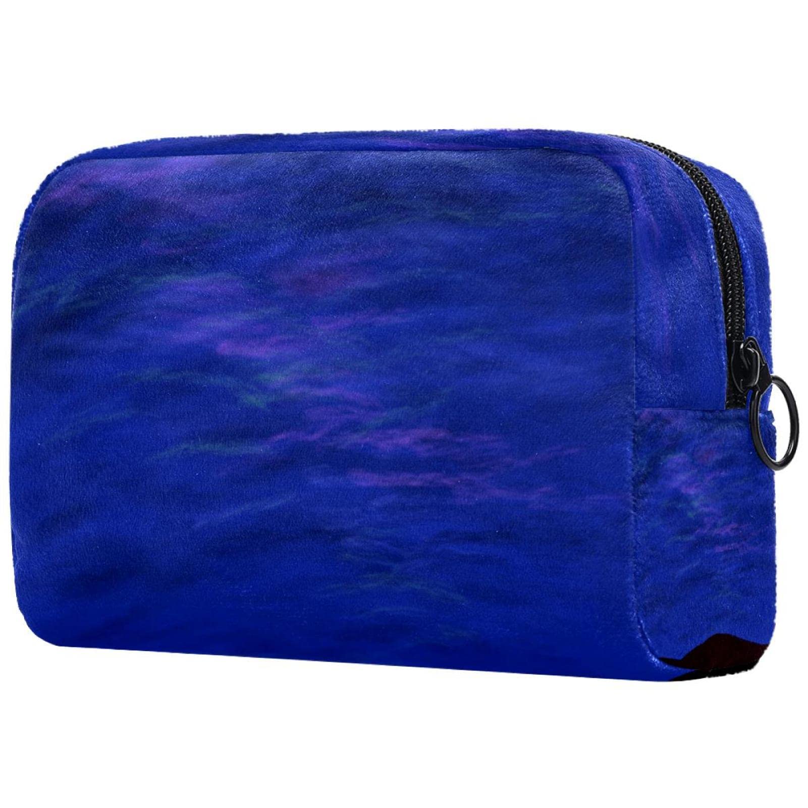 Large Travel Cosmetic Bag for Women - Waterproof Makeup Organizer with Zipper Pouch, Perfect for Travel, Gym, and Daily Use | Sky Makeup Bag Accessory Organizer for Girls & Women