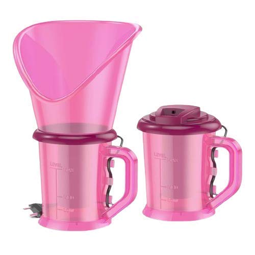 SORATH 2-in-1 Face, Nose & Cough Steamer - Plastic Steam Vaporizer & Facial Sauna Machine for Adults & Kids (Model SRT2020) | Relieves Congestion & Hydrates Skin at Home or Travel