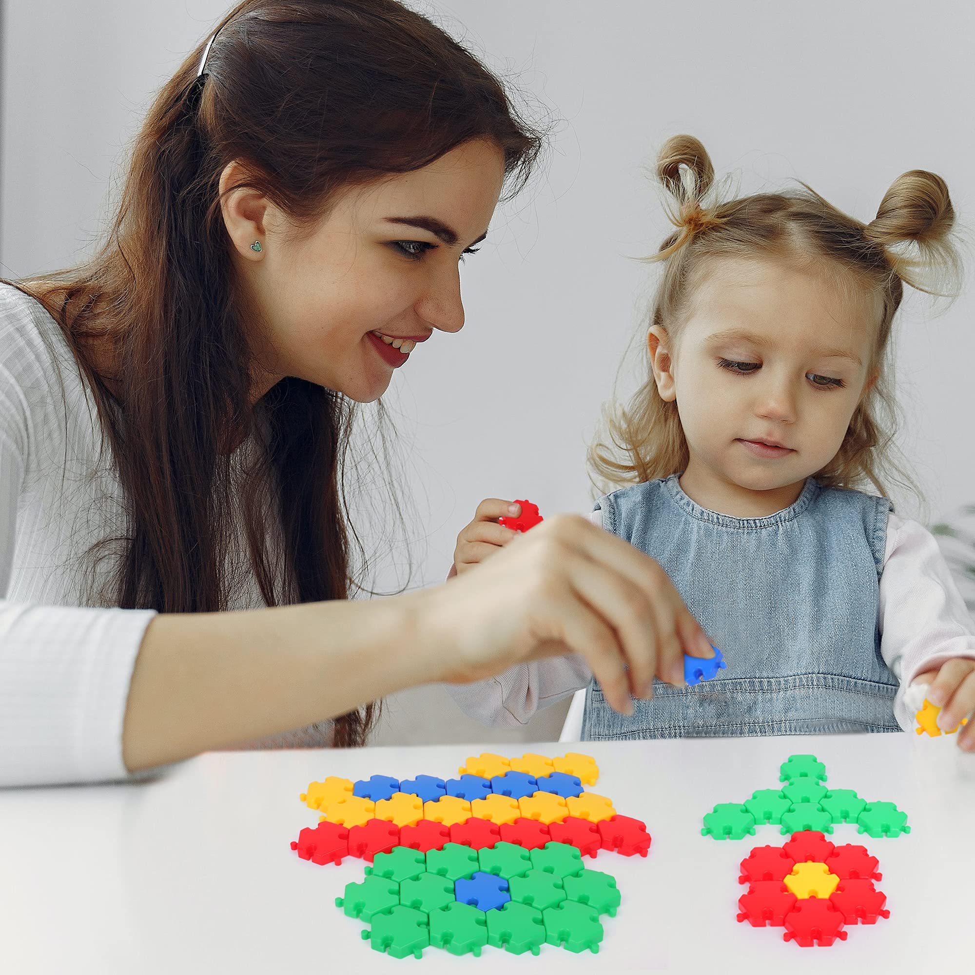 **Best Baby & Toddler Connecting Blocks - Fun Snaps STEM Educational Toy for Fine Motor Skills - Learning & Play for Kids Ages 3+ - Perfect for Preschool & Home Activities**