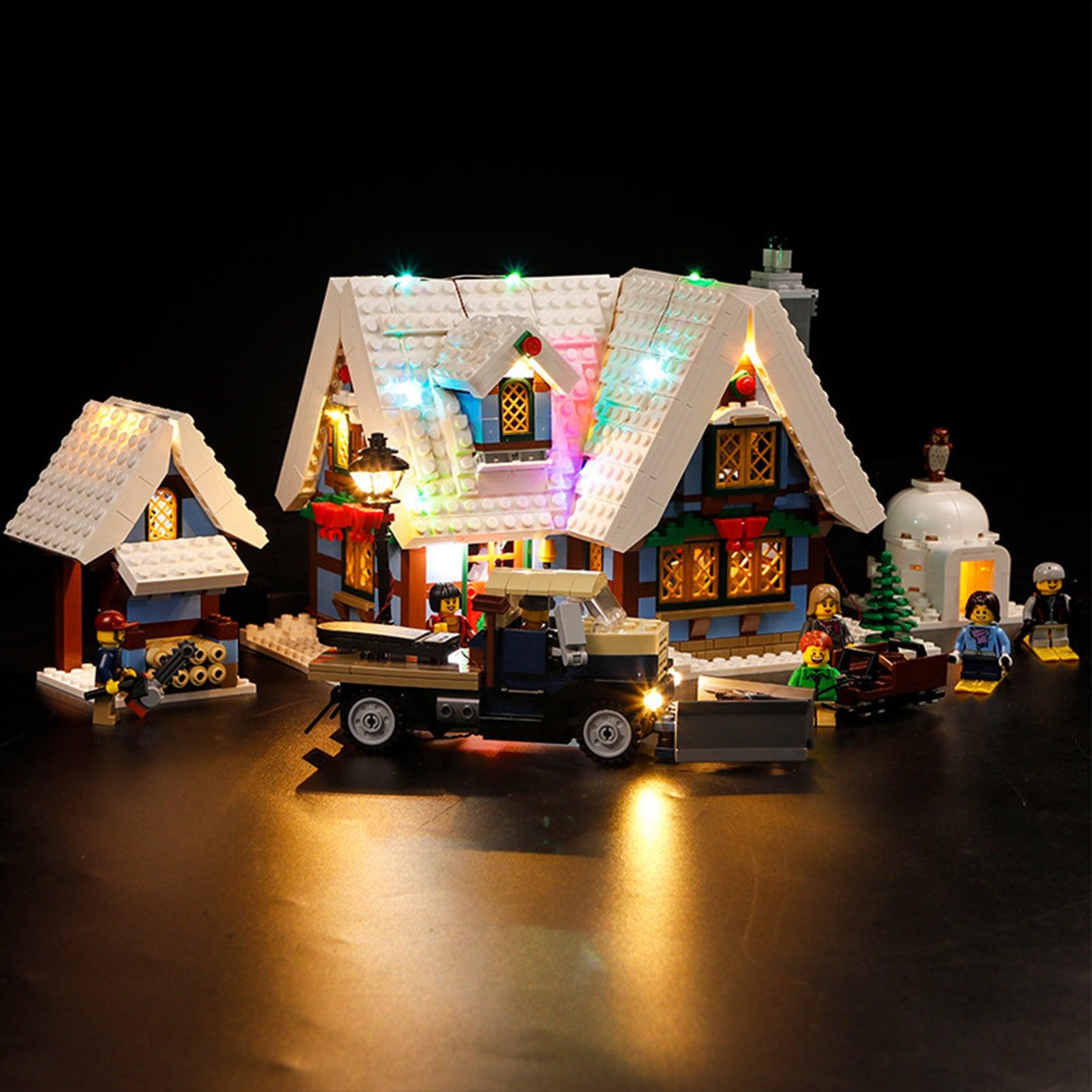 Lego Creator Winter Village Post Office 10222 Light Kit - Compatible with Lego Sets - Perfect for Holiday Displays & Winter Village Scenes