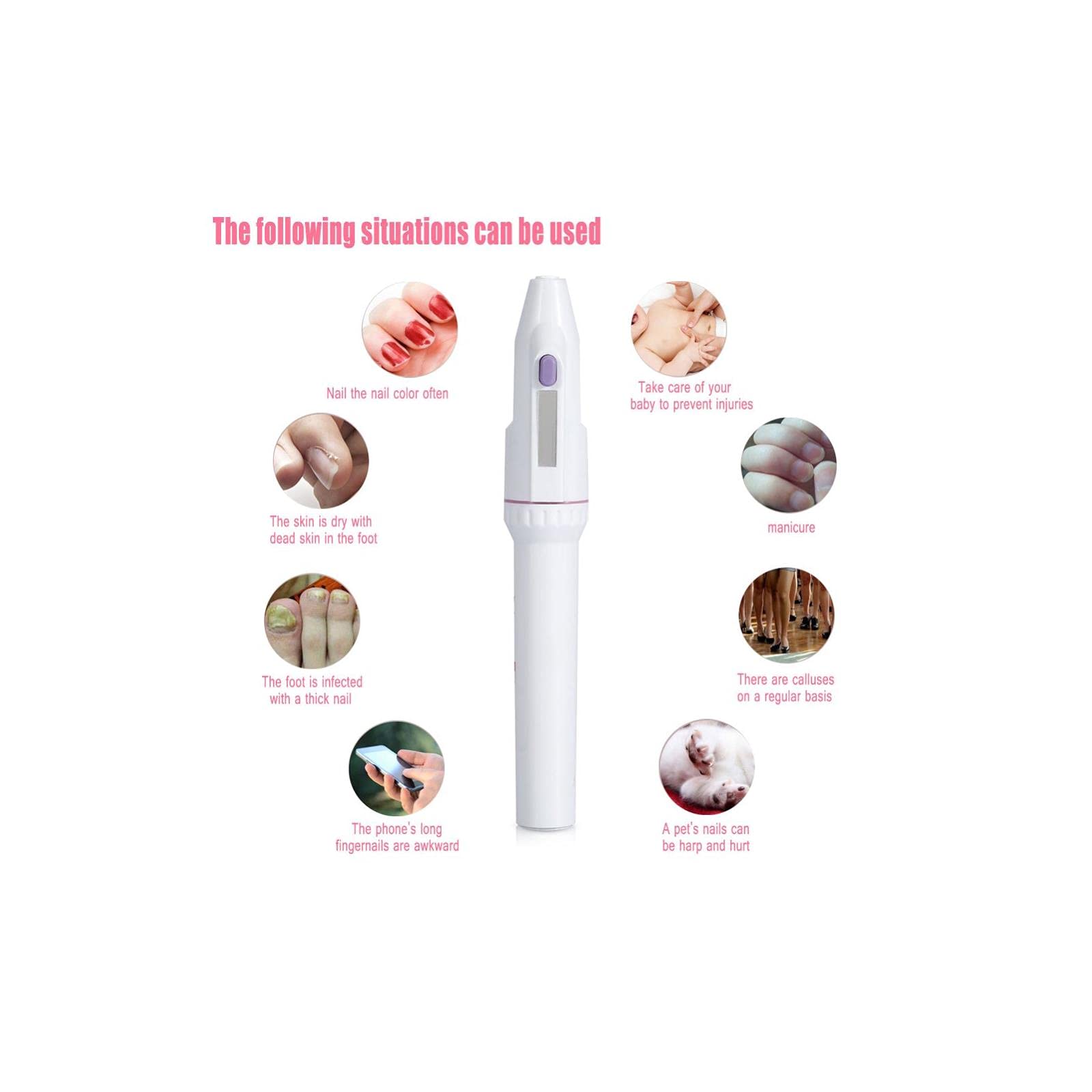 Professional Electric Nail Drill Machine - Multi-Function Manicure Pedicure Kit with 6 Variable Speeds, Nail File & Polisher for Home & Salon Use - Perfect for Nail Art, Acrylics & Gel Extensions